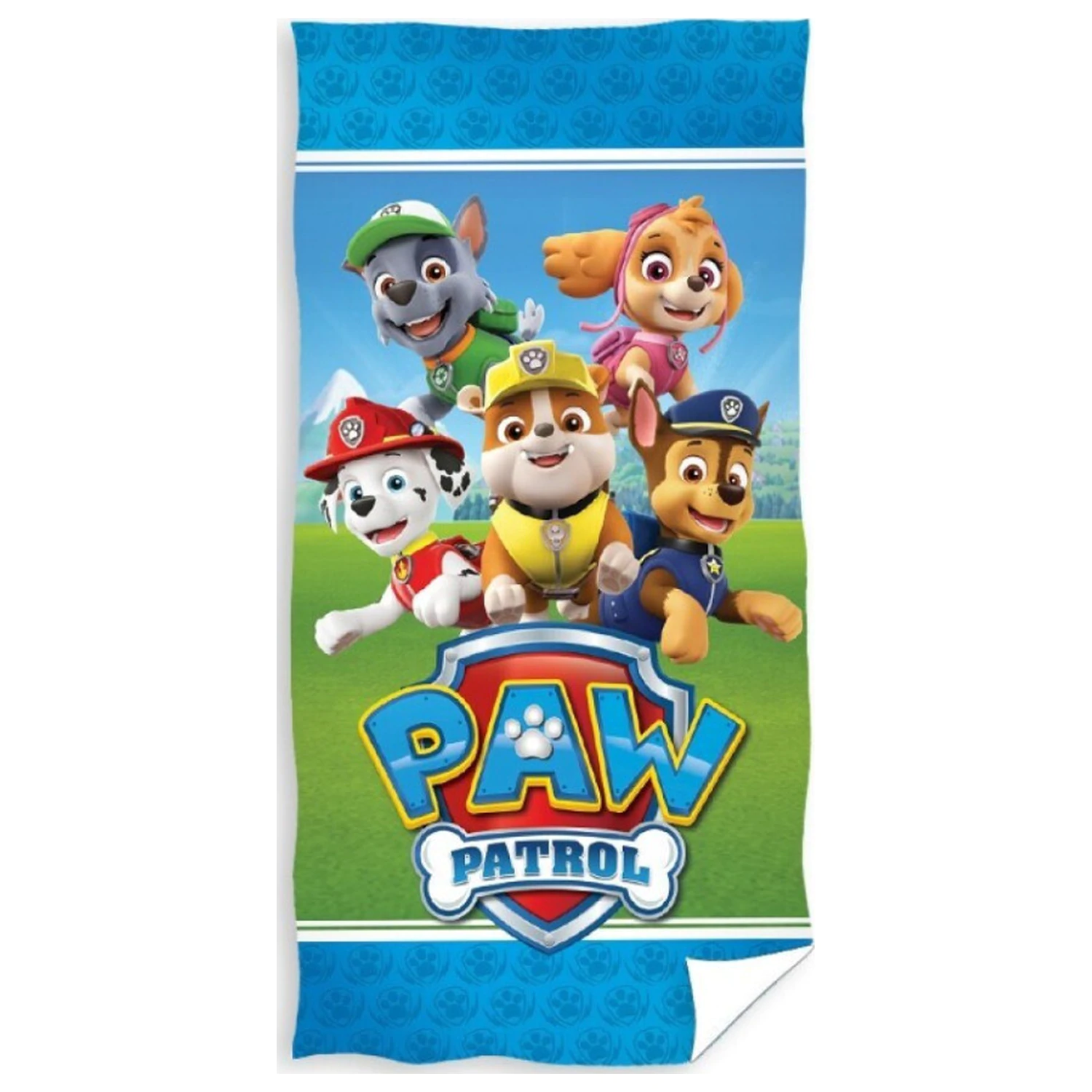 Prosop Paw Patrol Action Team 70x140cm poza produsului