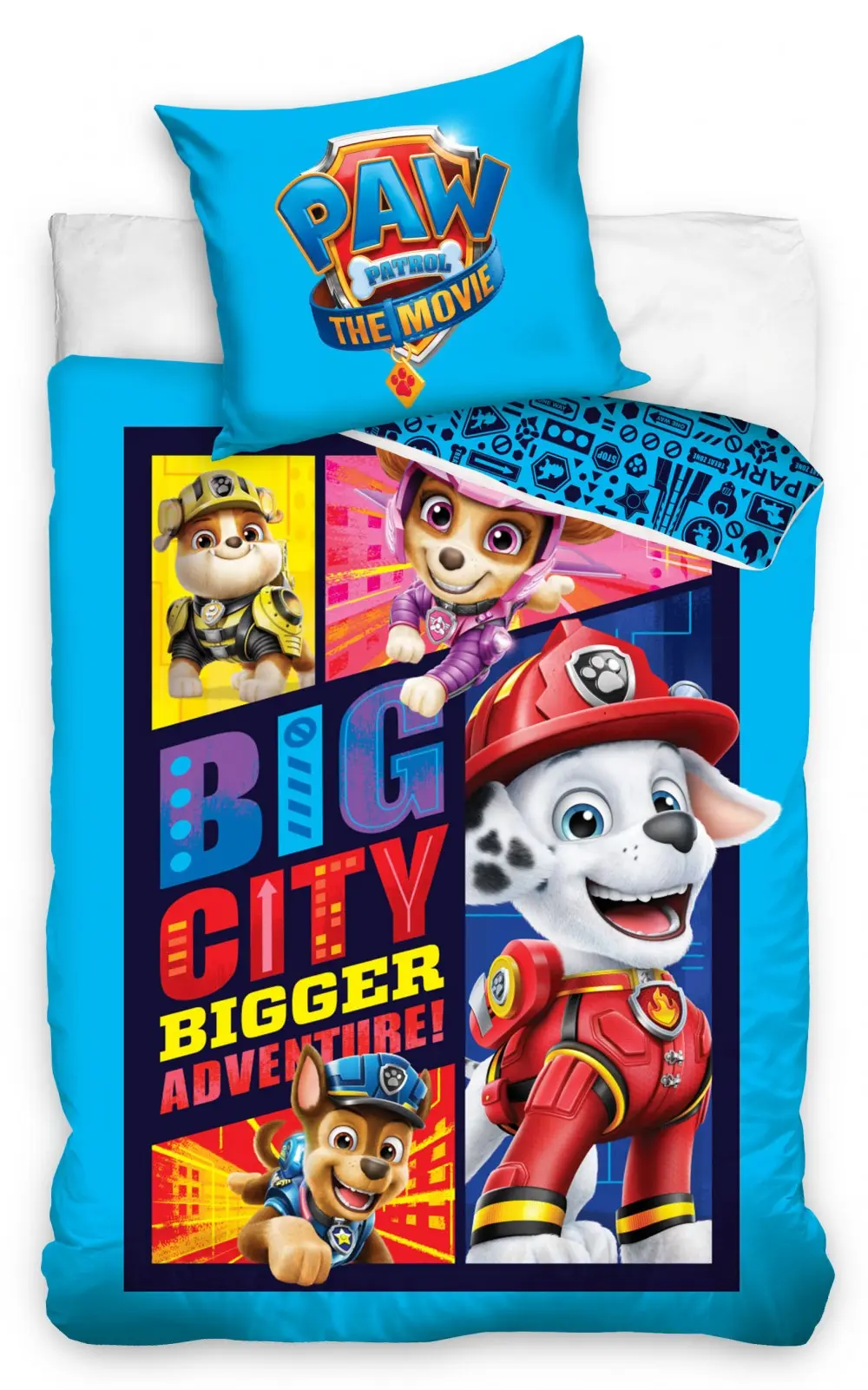PAW Patrol Husă de pilotă 140x200 cm, 70x90 cm poza produsului