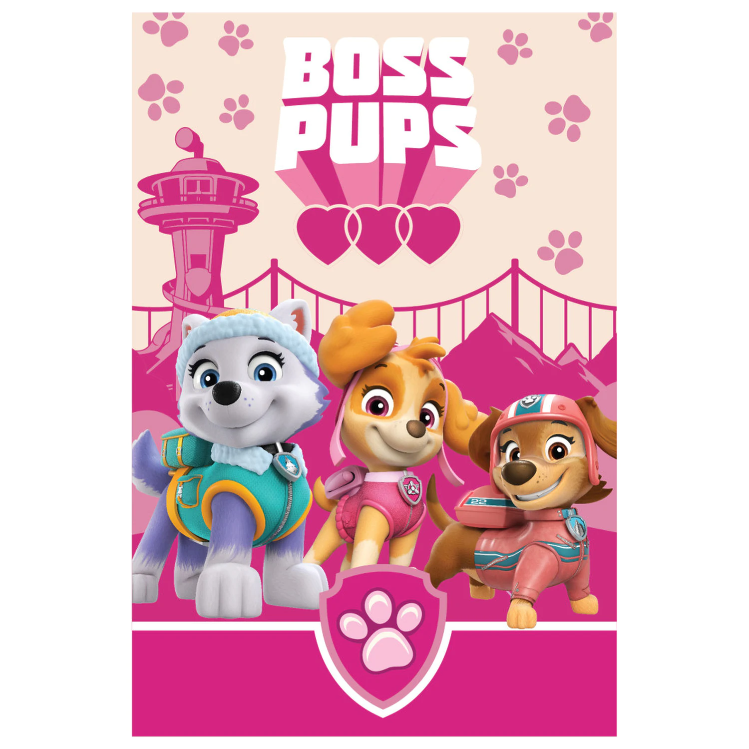 Paw Patrol Boss Pups patura fleece poza produsului