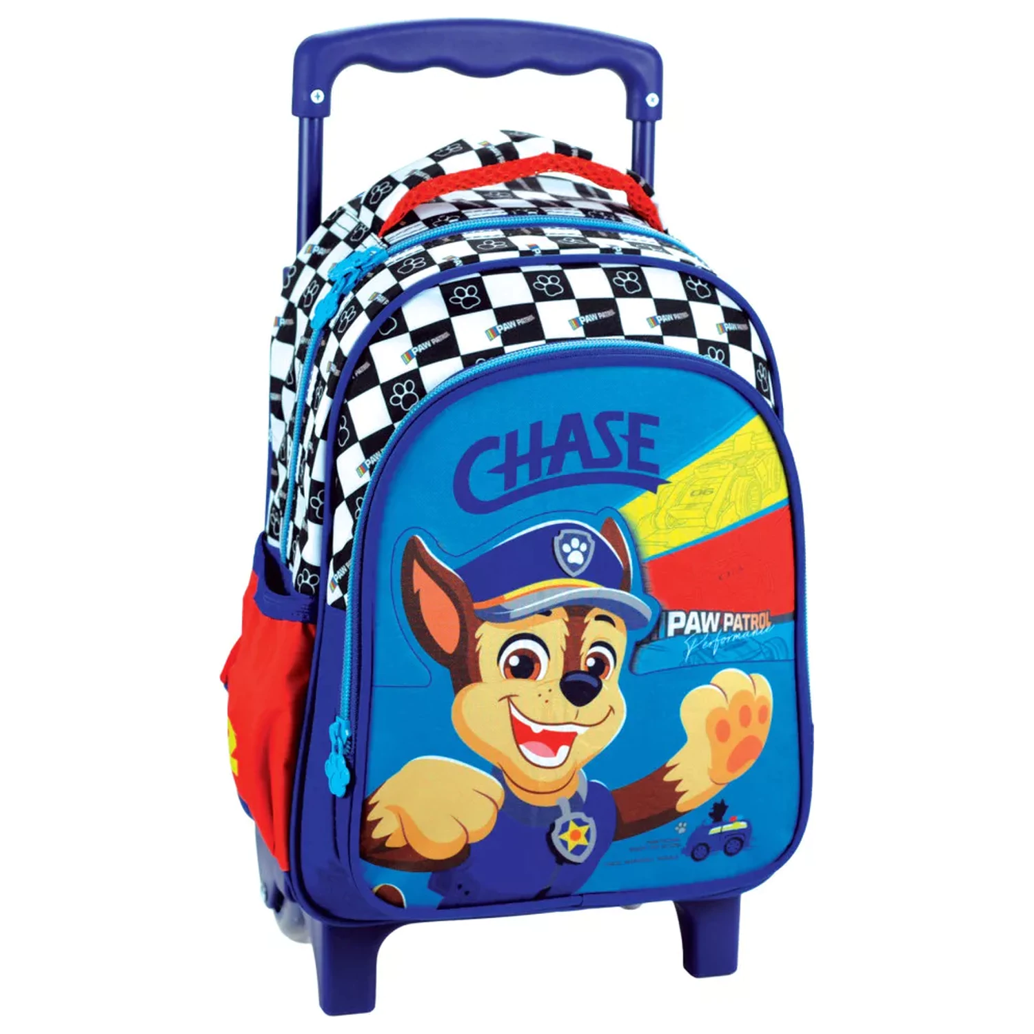 Paw Patrol Chase Racing Rolling Ghiozdan de preșcolar, Geantă 30 cm poza produsului