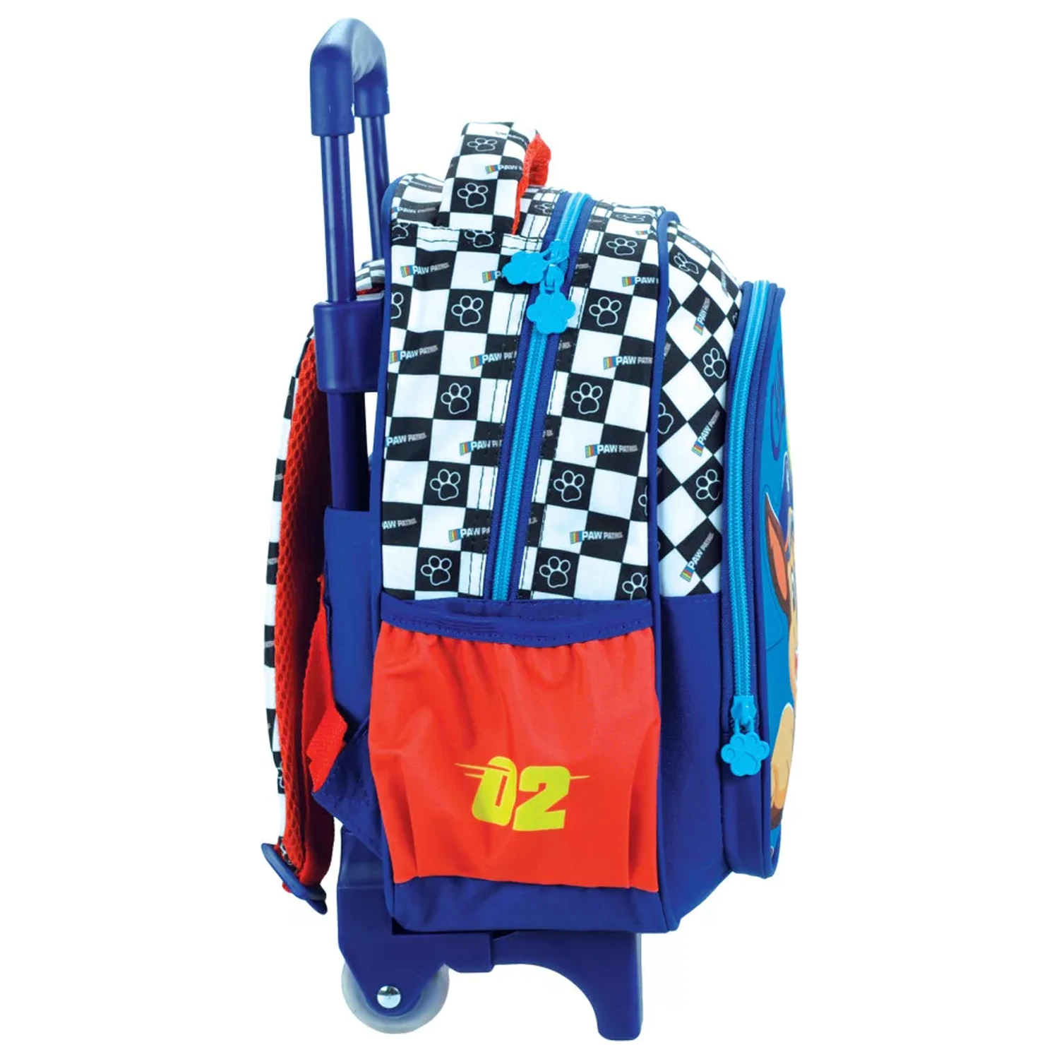 Paw Patrol Chase Racing Rolling Ghiozdan de preșcolar, Geantă 30 cm poza produsului