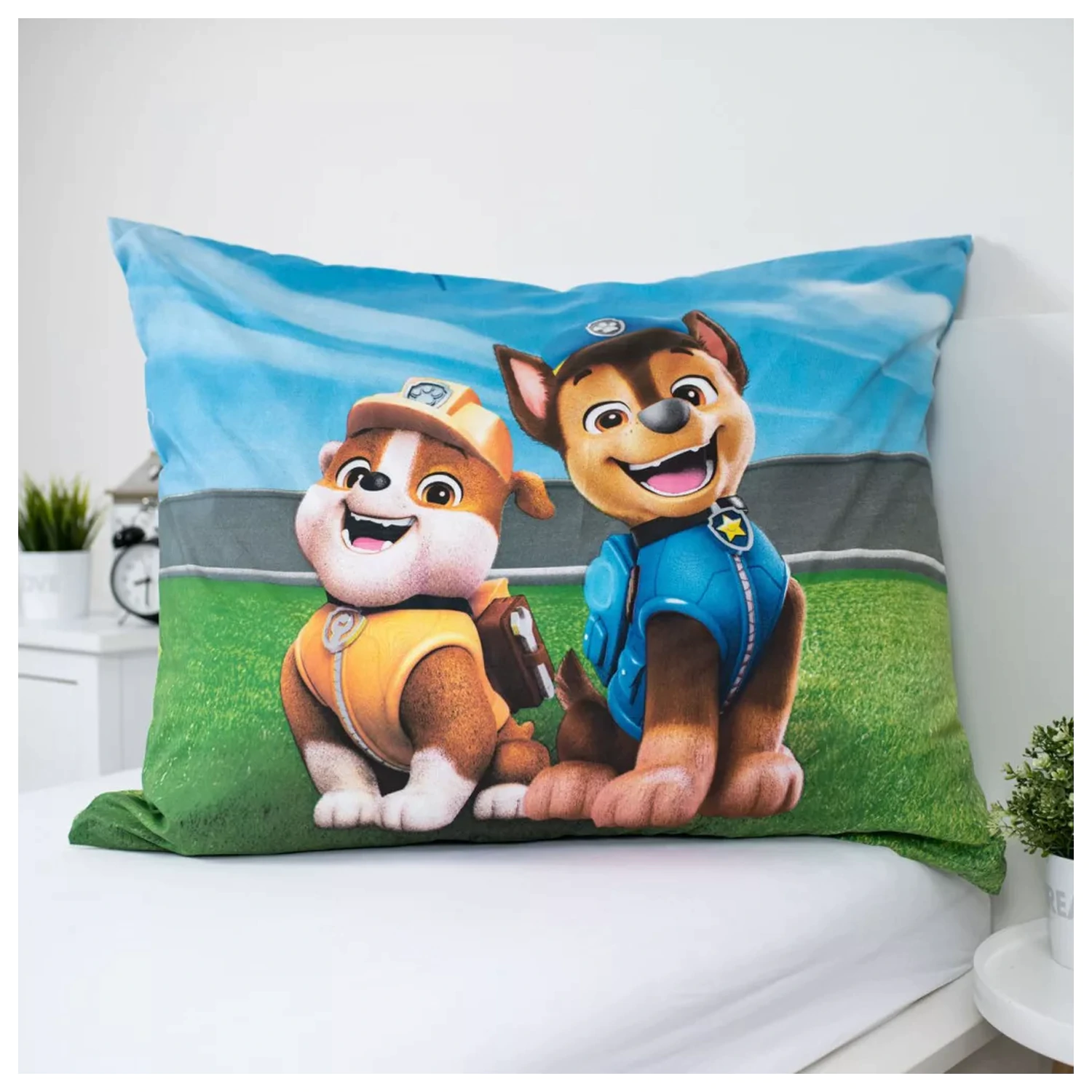 PAW Patrol Chilling set de lenjerie de pat din microfibra poza produsului