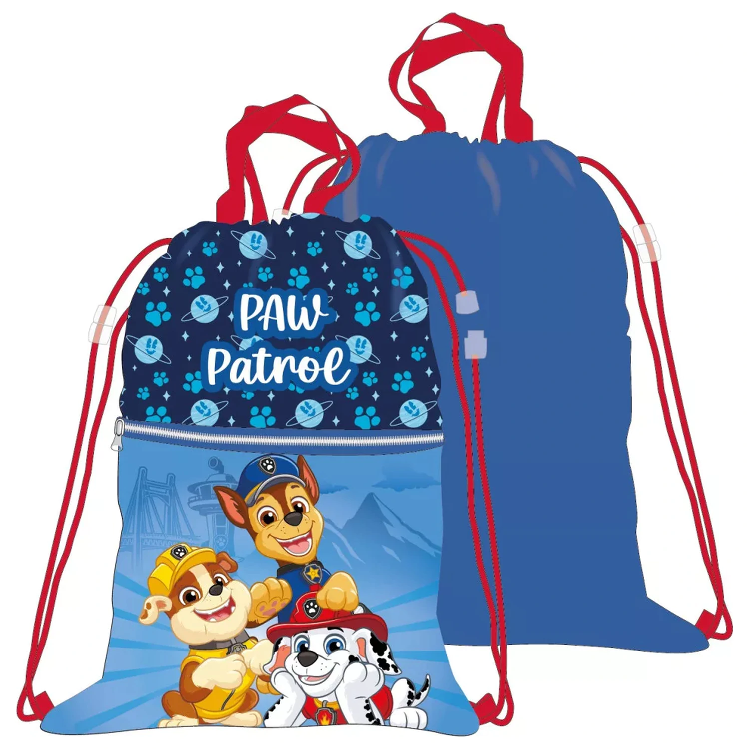 Paw Patrol City Heroes Deluxe Geanta Sport, Geanta Gimnastica 45 cm poza produsului