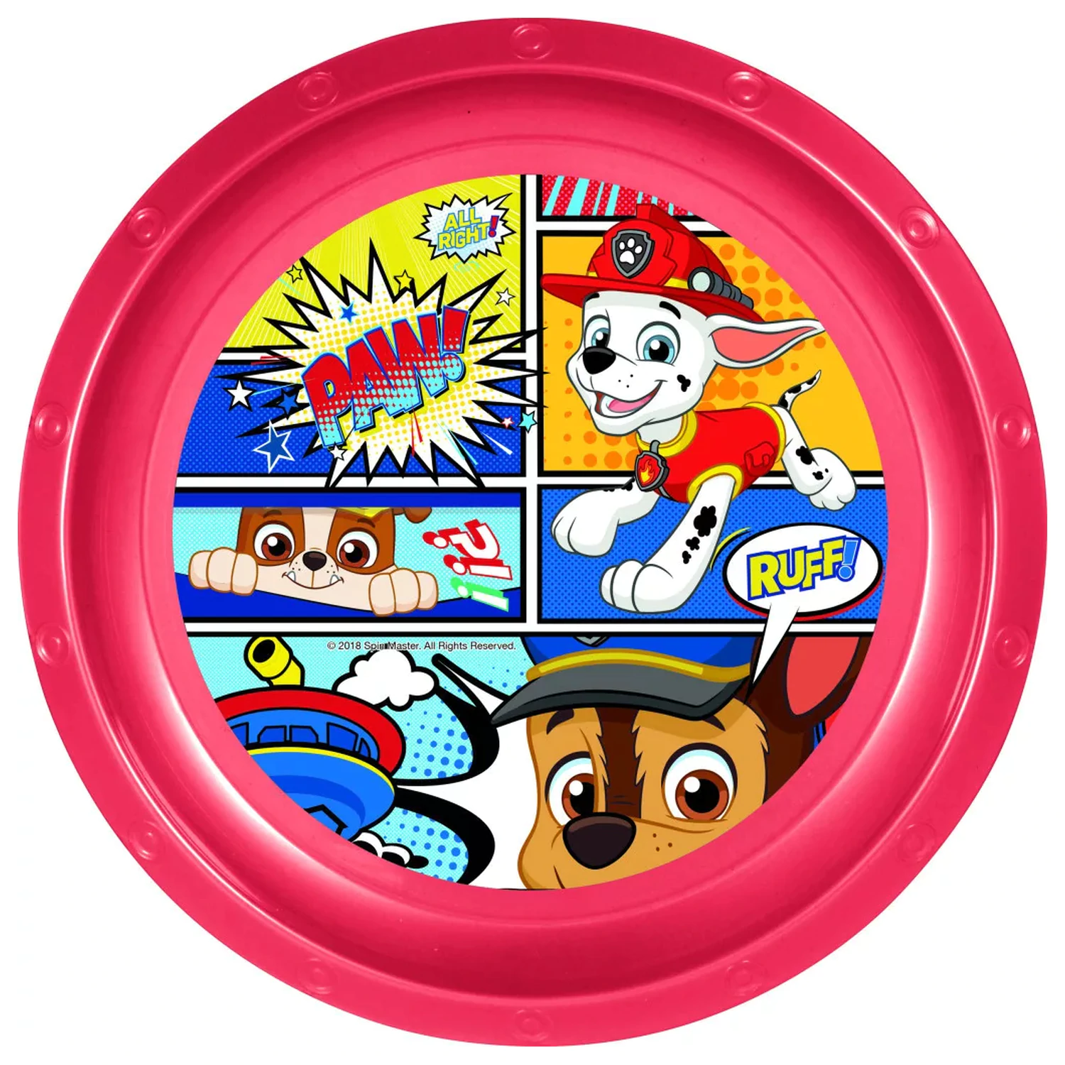 Paw Patrol Comic Plastic Farfurie Plata poza produsului