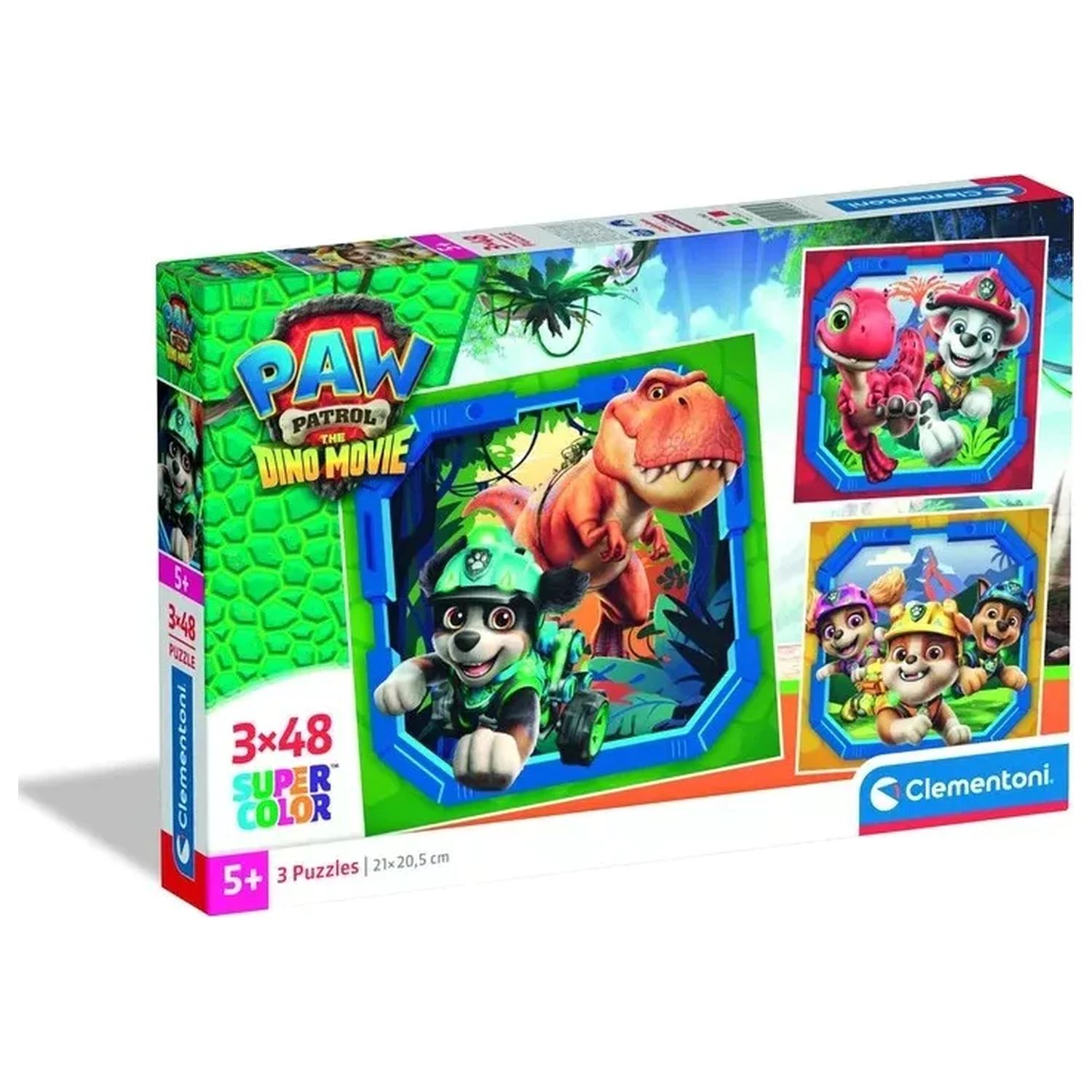 Paw Patrol Dino Movie puzzle 3x48 piese poza produsului