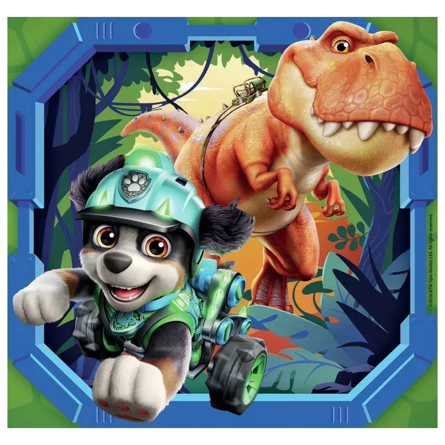 Paw Patrol Dino Movie puzzle 3x48 piese poza produsului