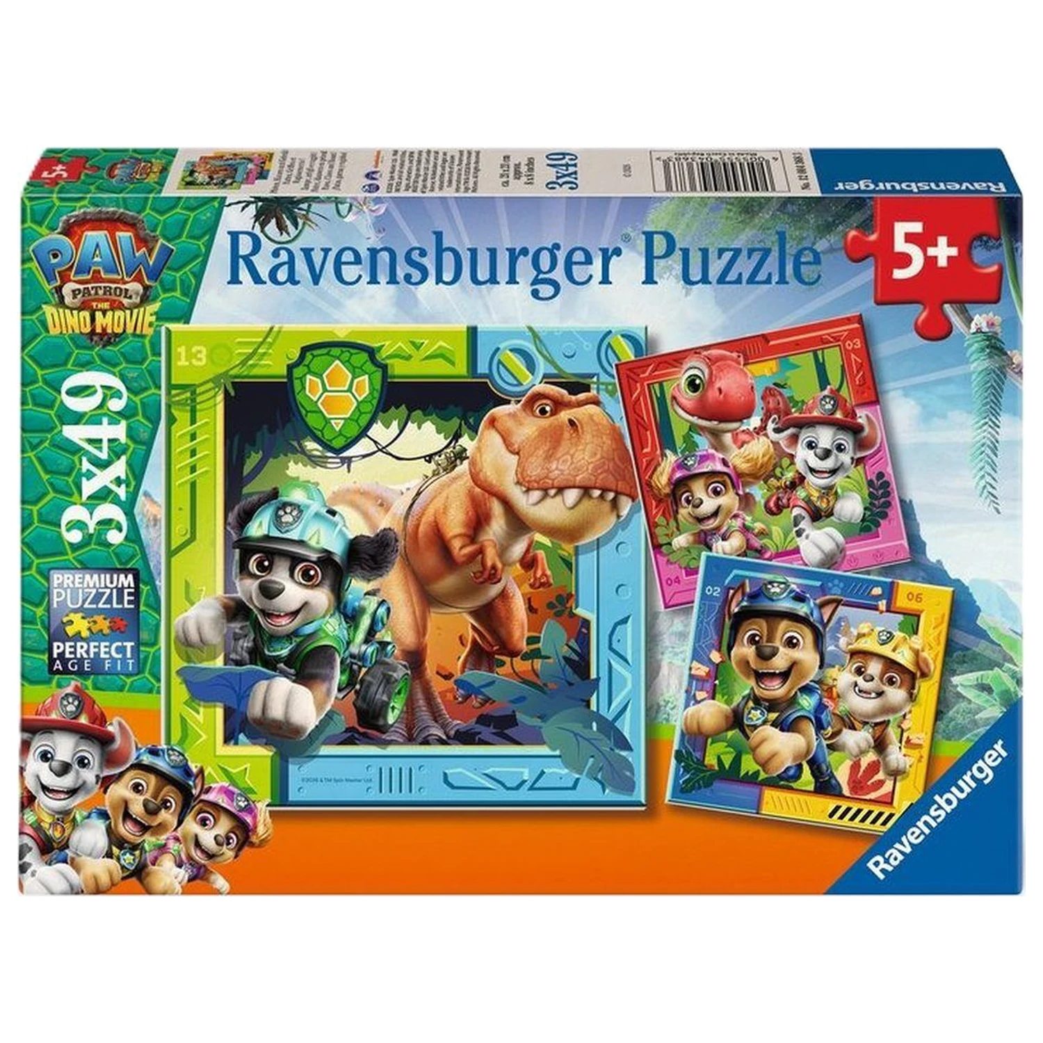 Paw Patrol Dino Movie puzzle 3x49 de piese poza produsului