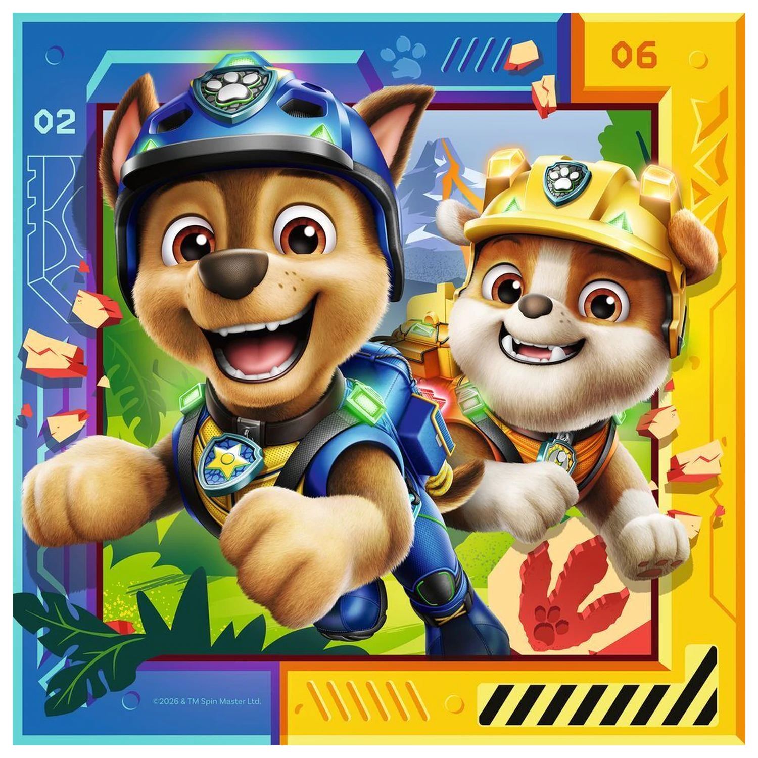 Paw Patrol Dino Movie puzzle 3x49 de piese poza produsului