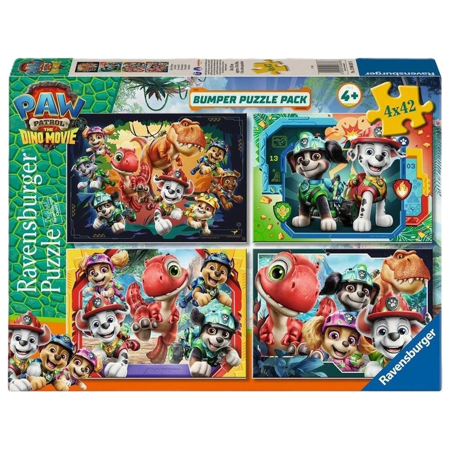 Paw Patrol Dino Movie puzzle 4x42 de piese poza produsului