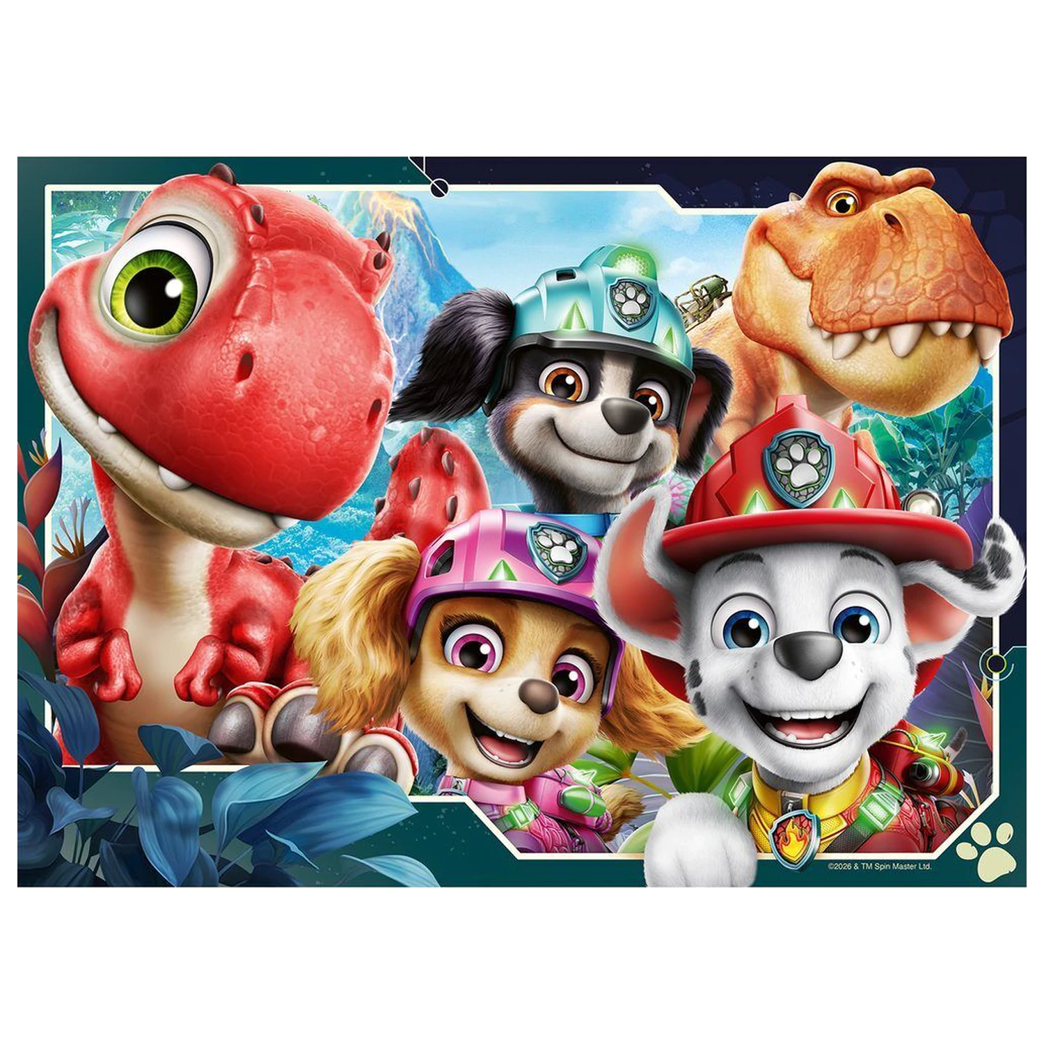 Paw Patrol Dino Movie puzzle 4x42 de piese poza produsului