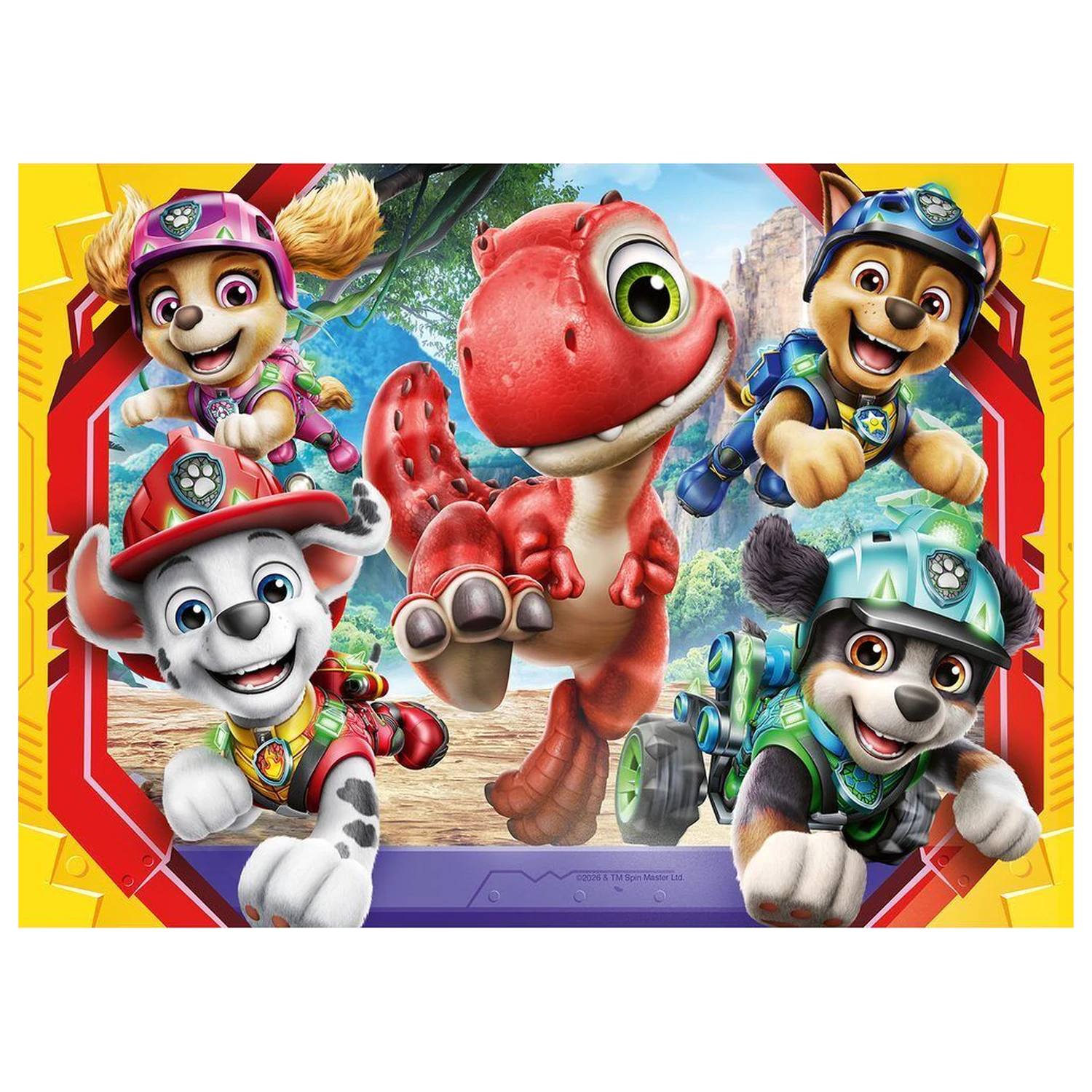 Paw Patrol Dino Movie puzzle 4x42 de piese poza produsului