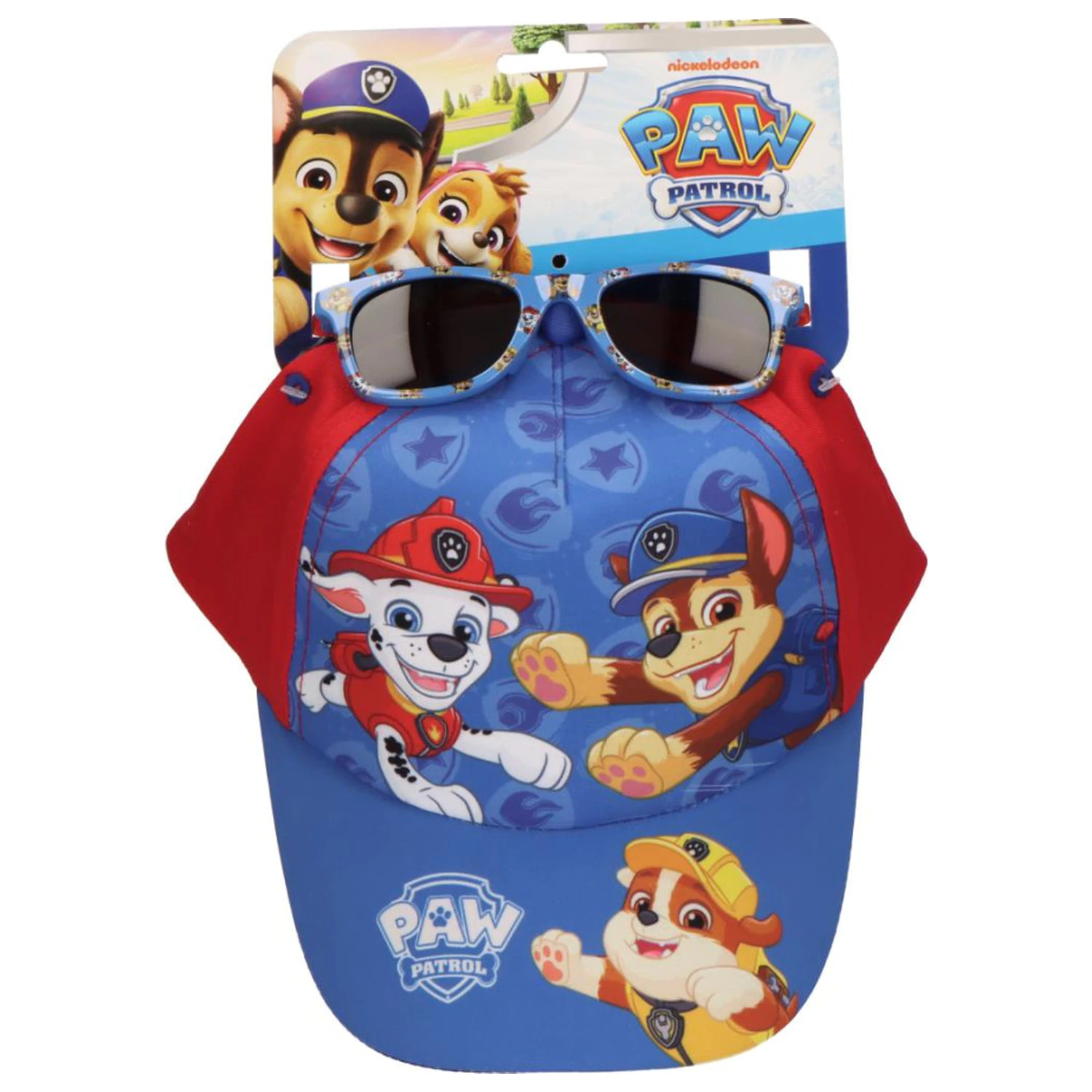 Paw Patrol Funny Boys Ochelari de soare si Set Sapca de baseball poza produsului
