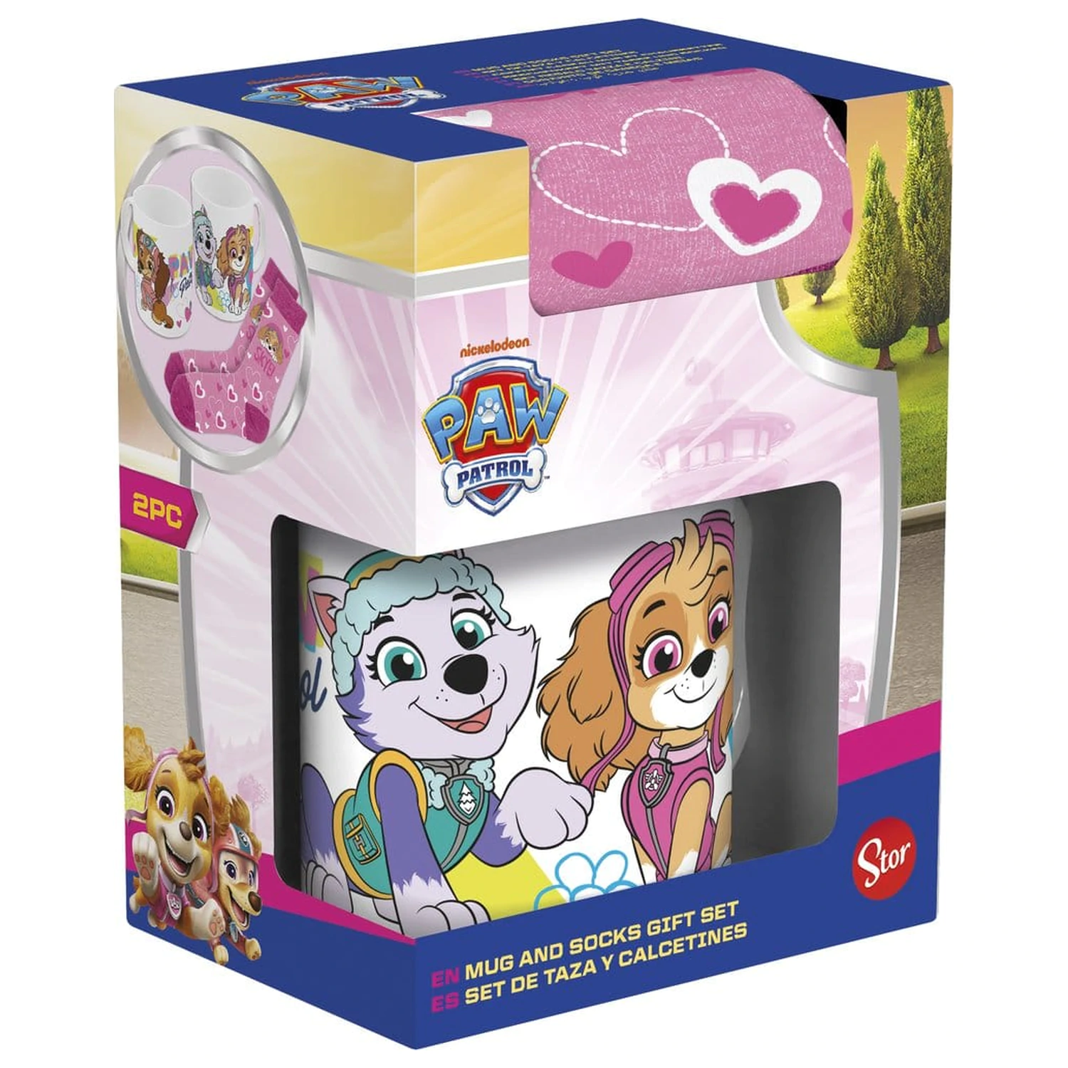 Paw Patrol Cana si Set Sosete Fata Go Skye poza produsului
