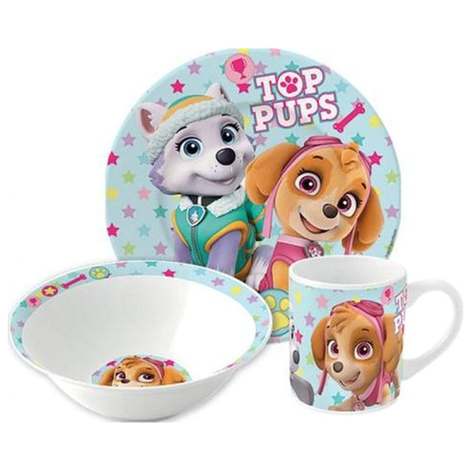 Paw Patrol Girl Stars set de vesela din portelan poza produsului