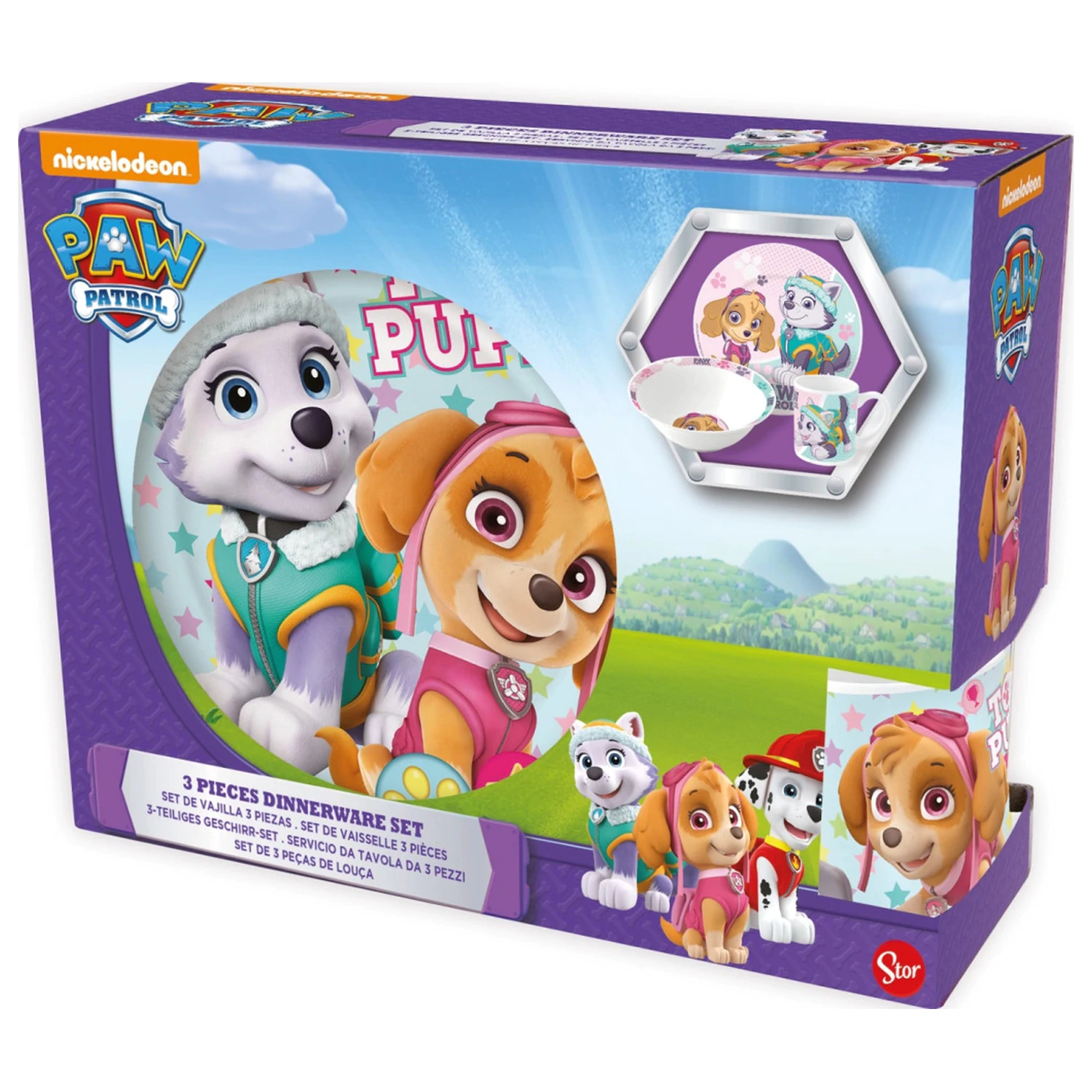 Paw Patrol Girl Stars set de vesela din portelan poza produsului