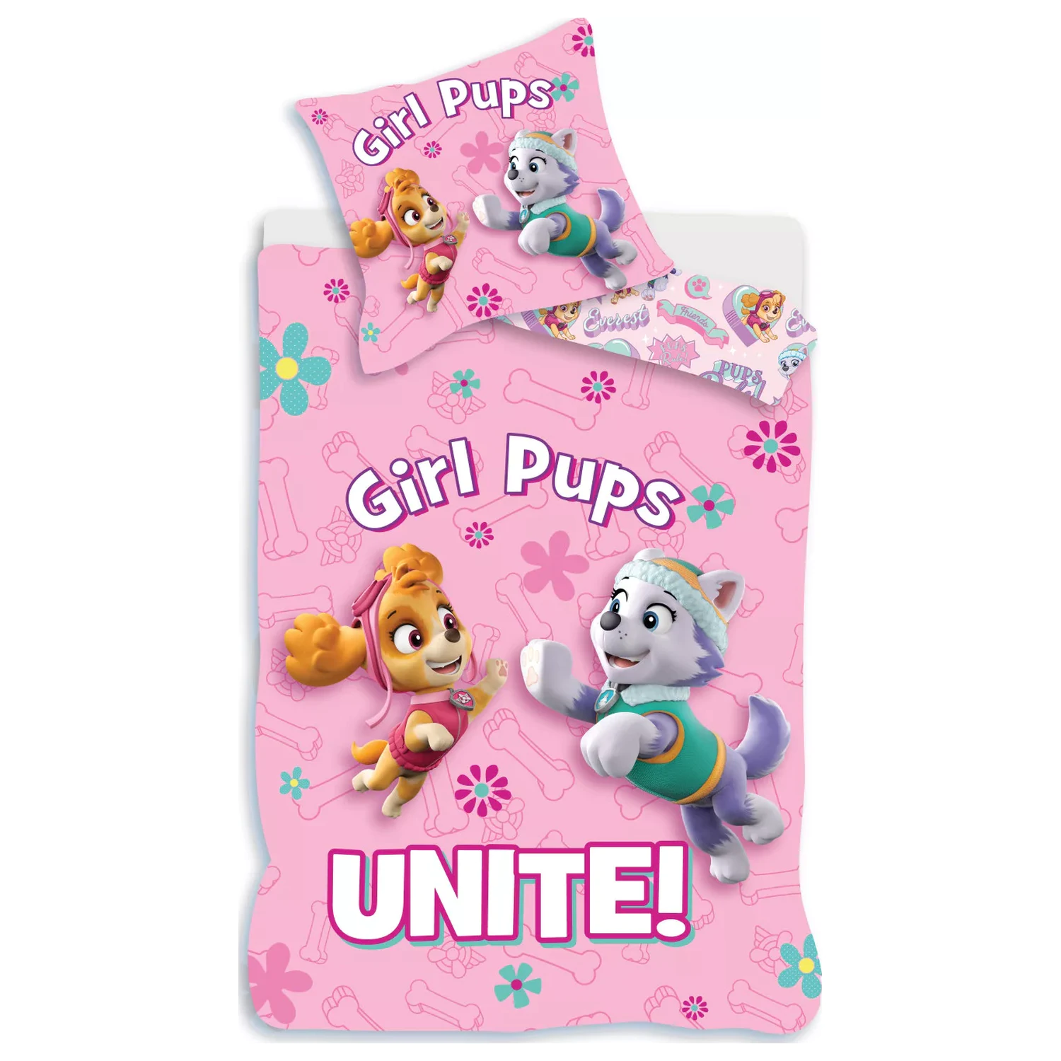 Paw Patrol Girl Unite Kids, Husa de plapuma pentru prescolari poza produsului