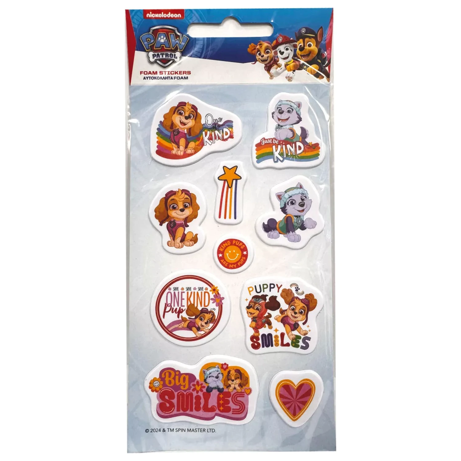 Paw Patrol Girls Set de autocolante burete Puffy poza produsului