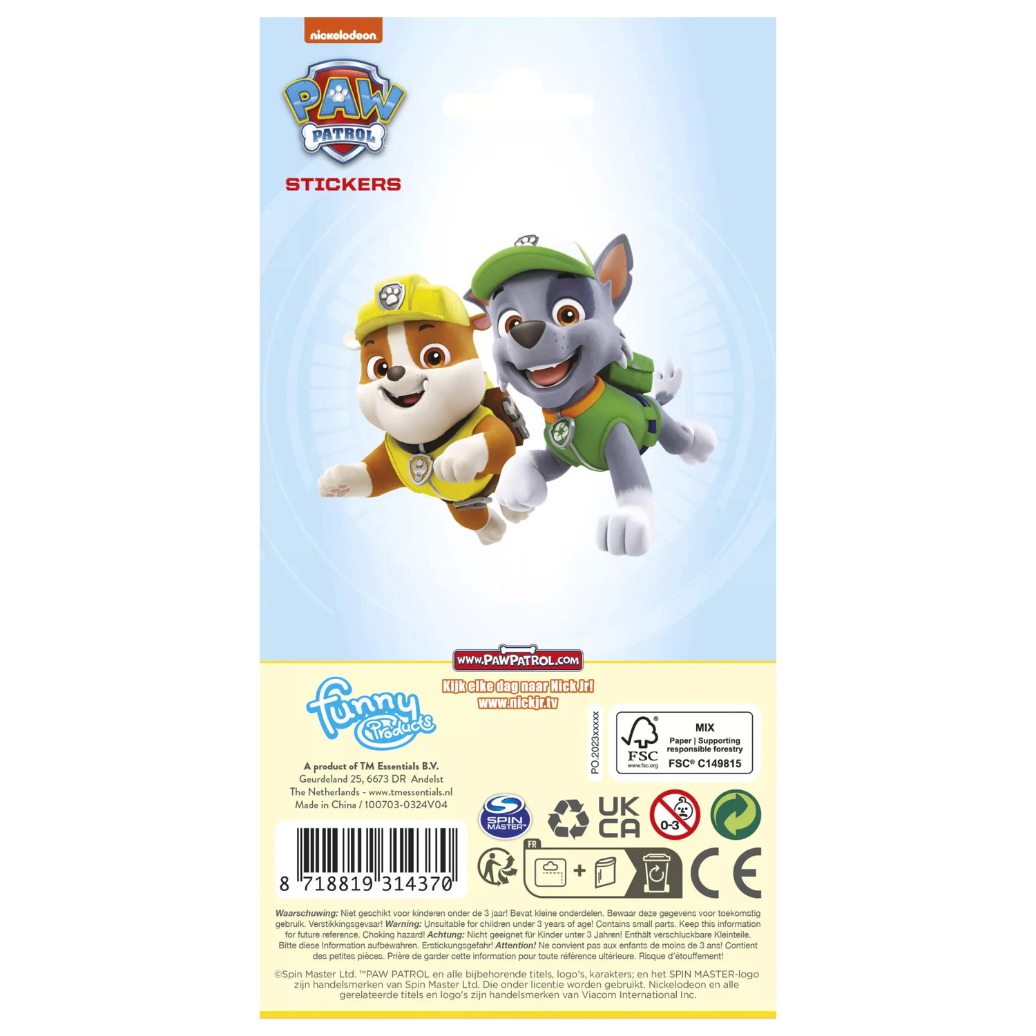 Paw Patrol Greatness Sticker poza produsului