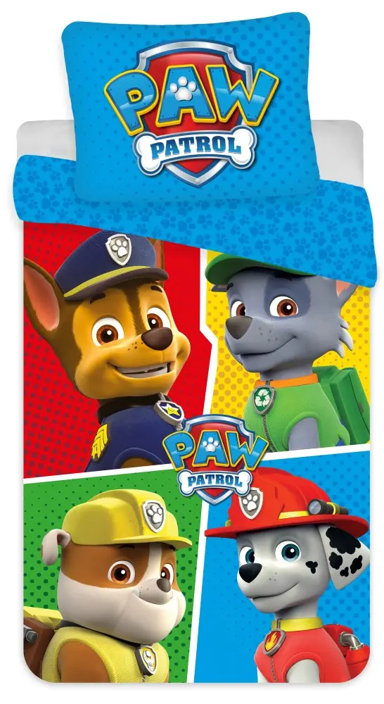 Paw Patrol Husa de pilota pentru copii 100x135 cm, 40x60 cm poza produsului