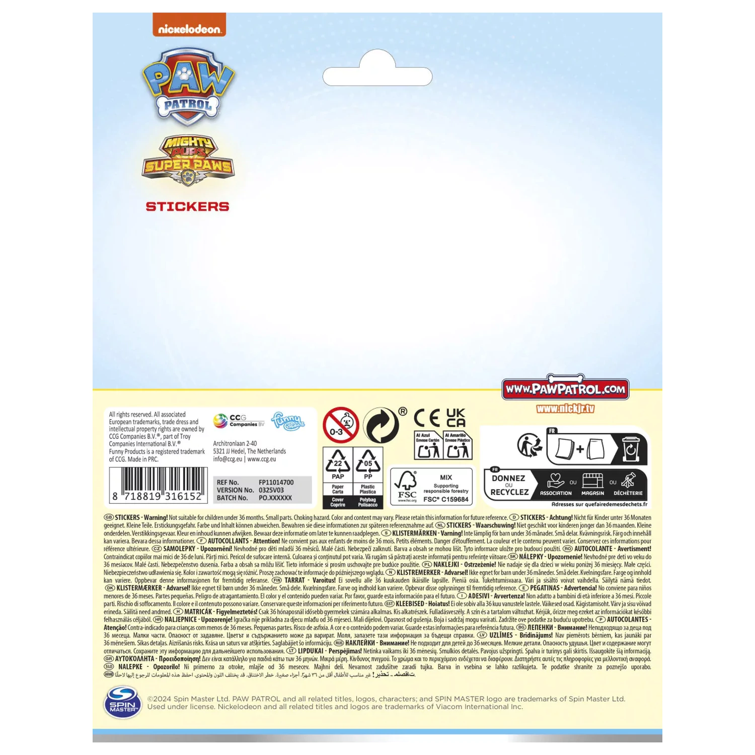 PAW Patrol Hero autocolant poza produsului