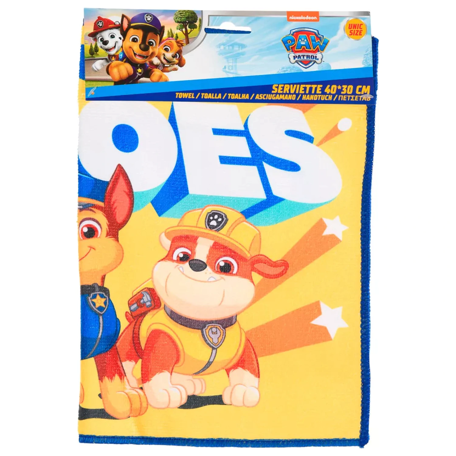 PAW Patrol Heroes prosop de maini, prosop de fata, prosop 40x30 cm poza produsului