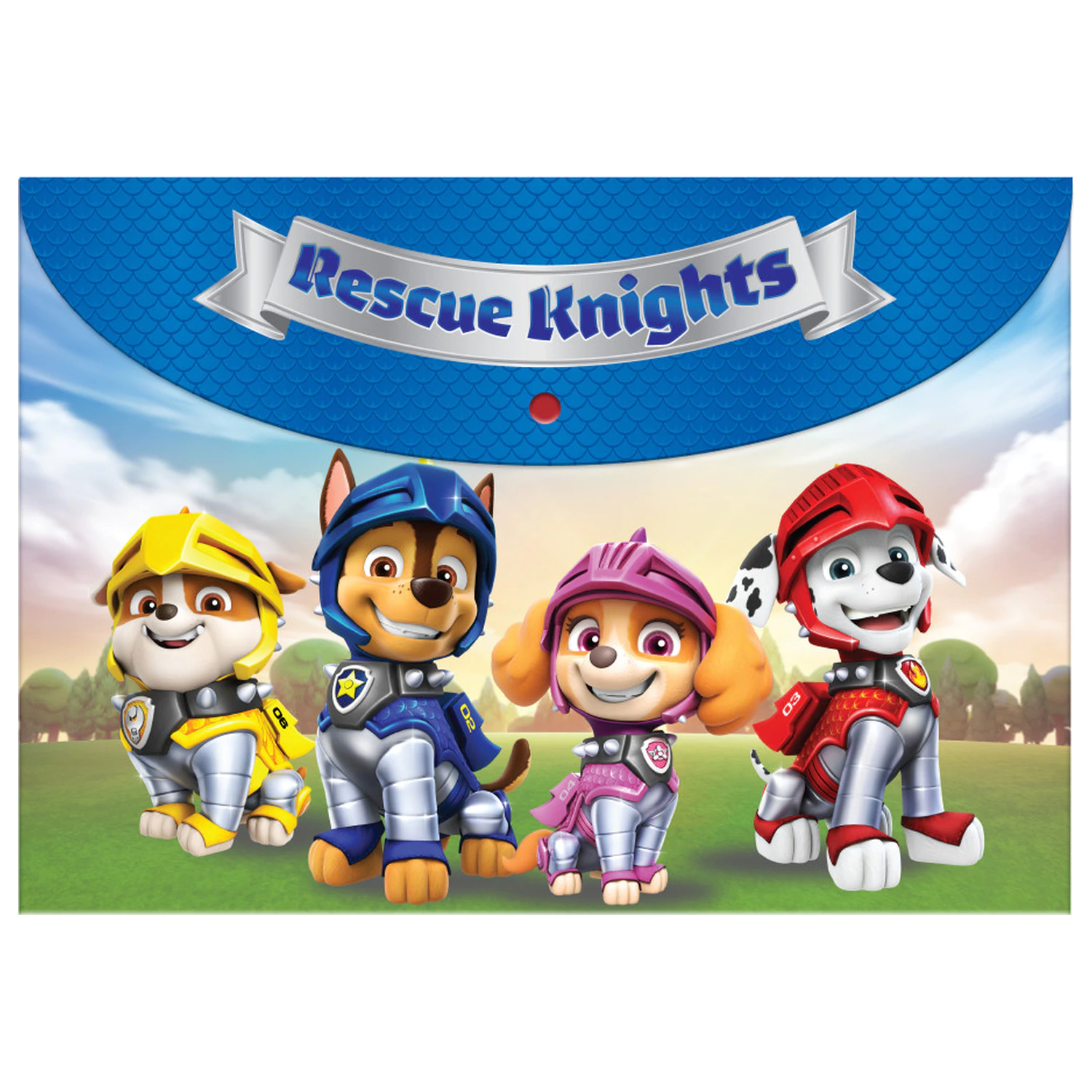 Paw Patrol Knights Suport pentru documente A/4 tip Pouch poza produsului