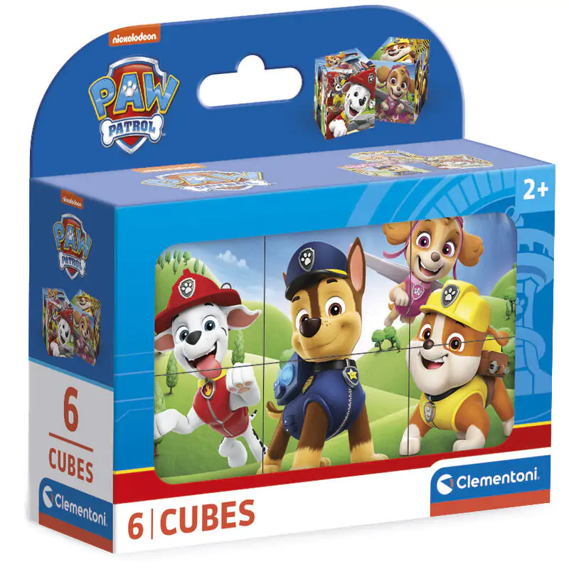 Paw Patrol puzzle cub 6 piese poza produsului