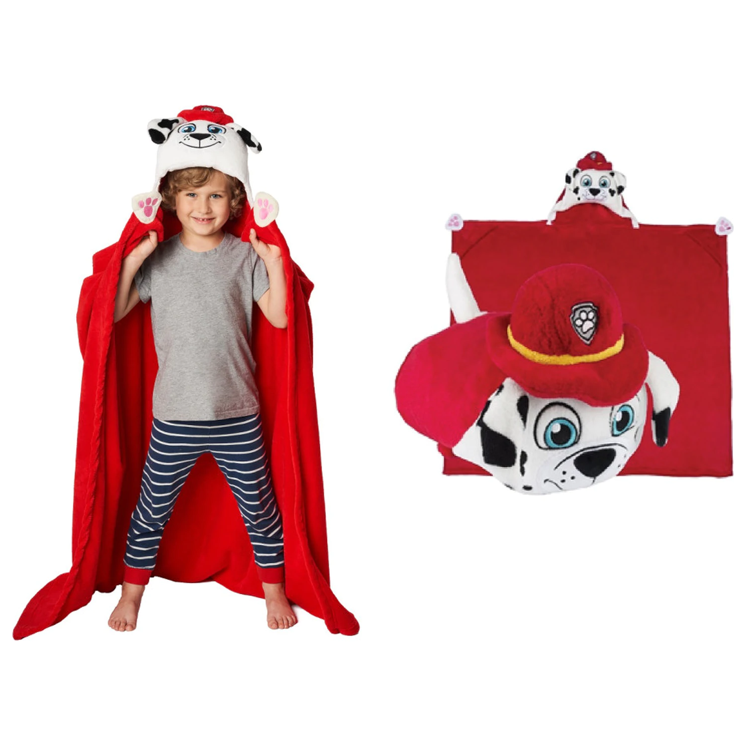 Paw Patrol Marshall patura 3D din fleece coral poza produsului