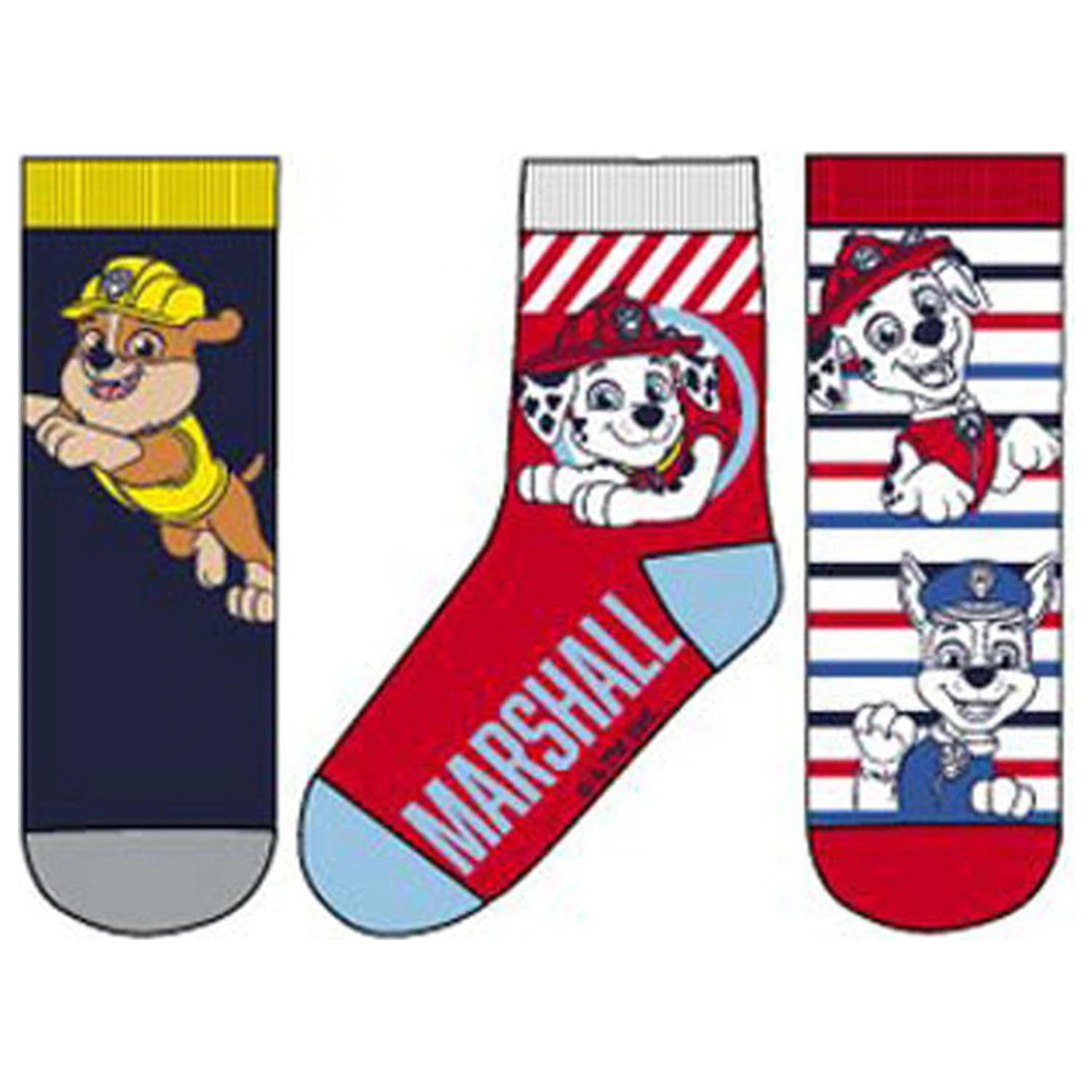 Paw Patrol Marshall, Rubble Șosete pentru copii 23/26 poza produsului