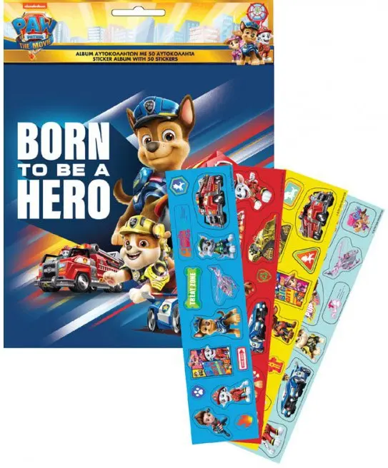 PAW Patrol Sticker Album cu 50 de stickere poza produsului