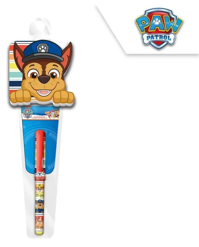 Paw Patrol mini caiet + set de pixuri poza produsului
