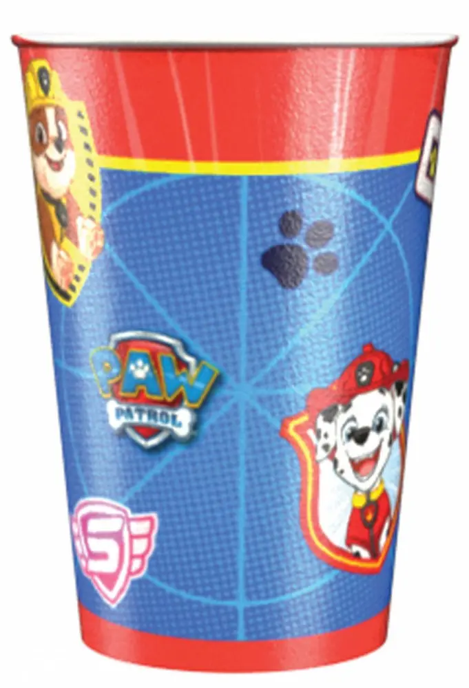 Paw Patrol pahare de hartie pachet de 8 250 ml poza produsului