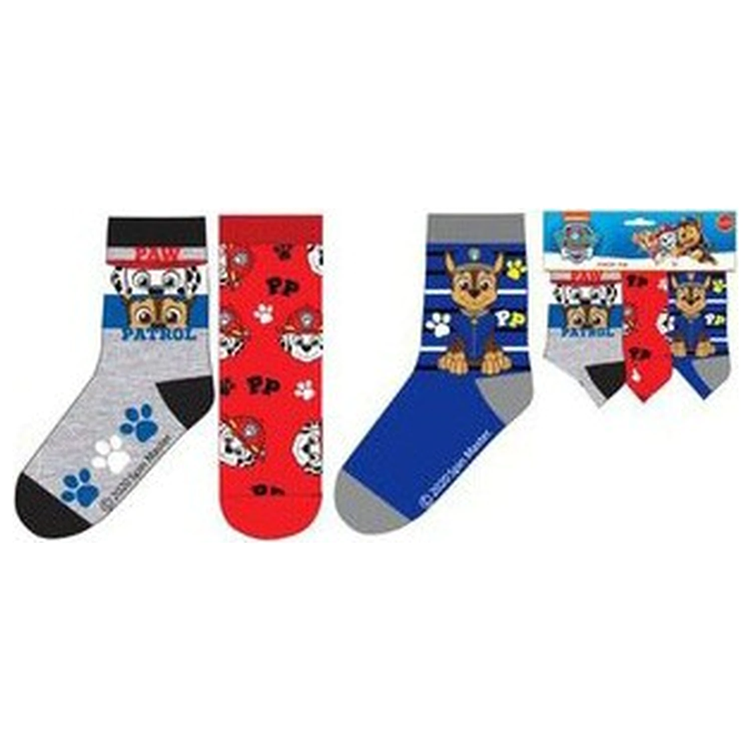Paw Patrol Paws Crew Red șosete pentru copii 31/34 poza produsului