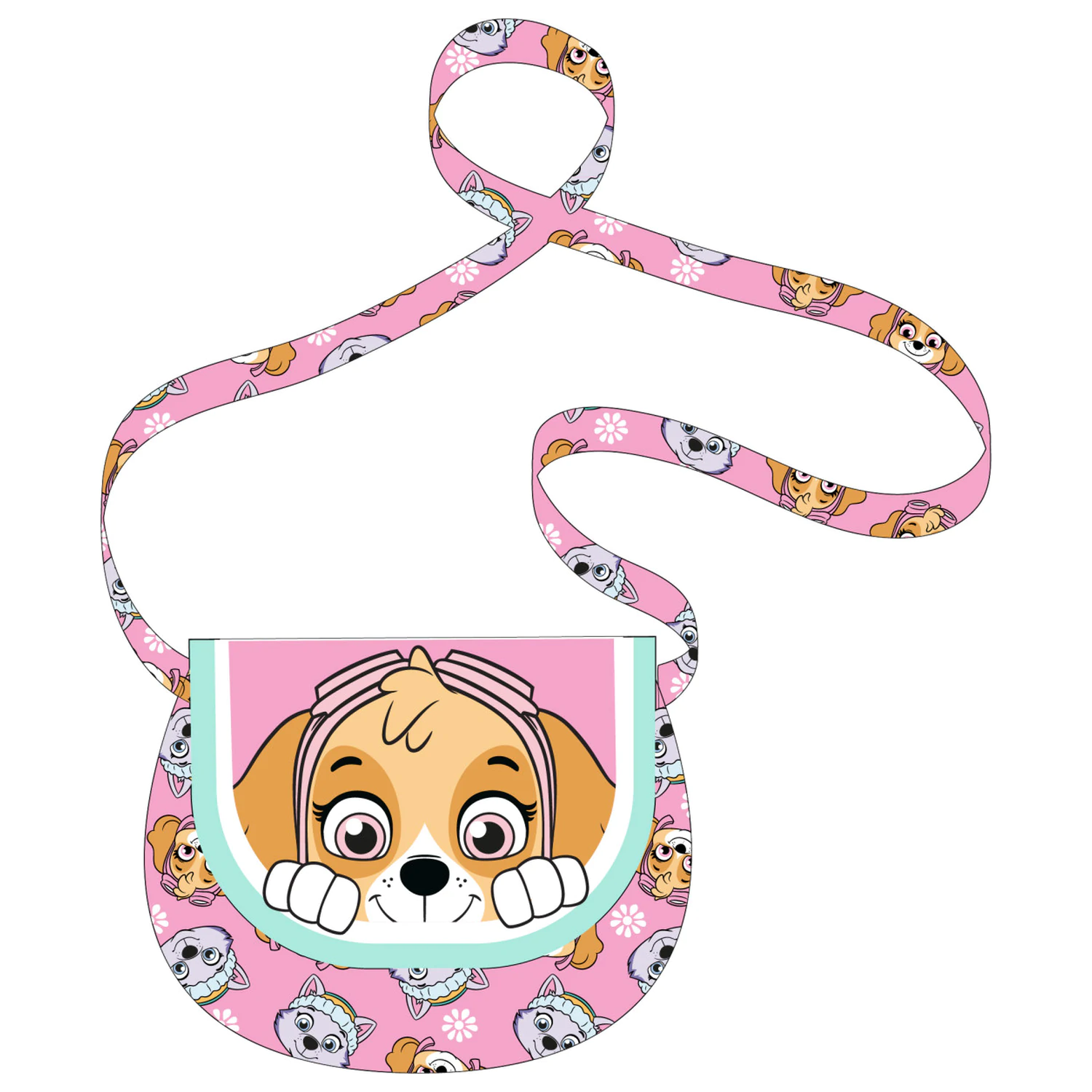 Paw Patrol Pink Crossbody Geanta de umar poza produsului