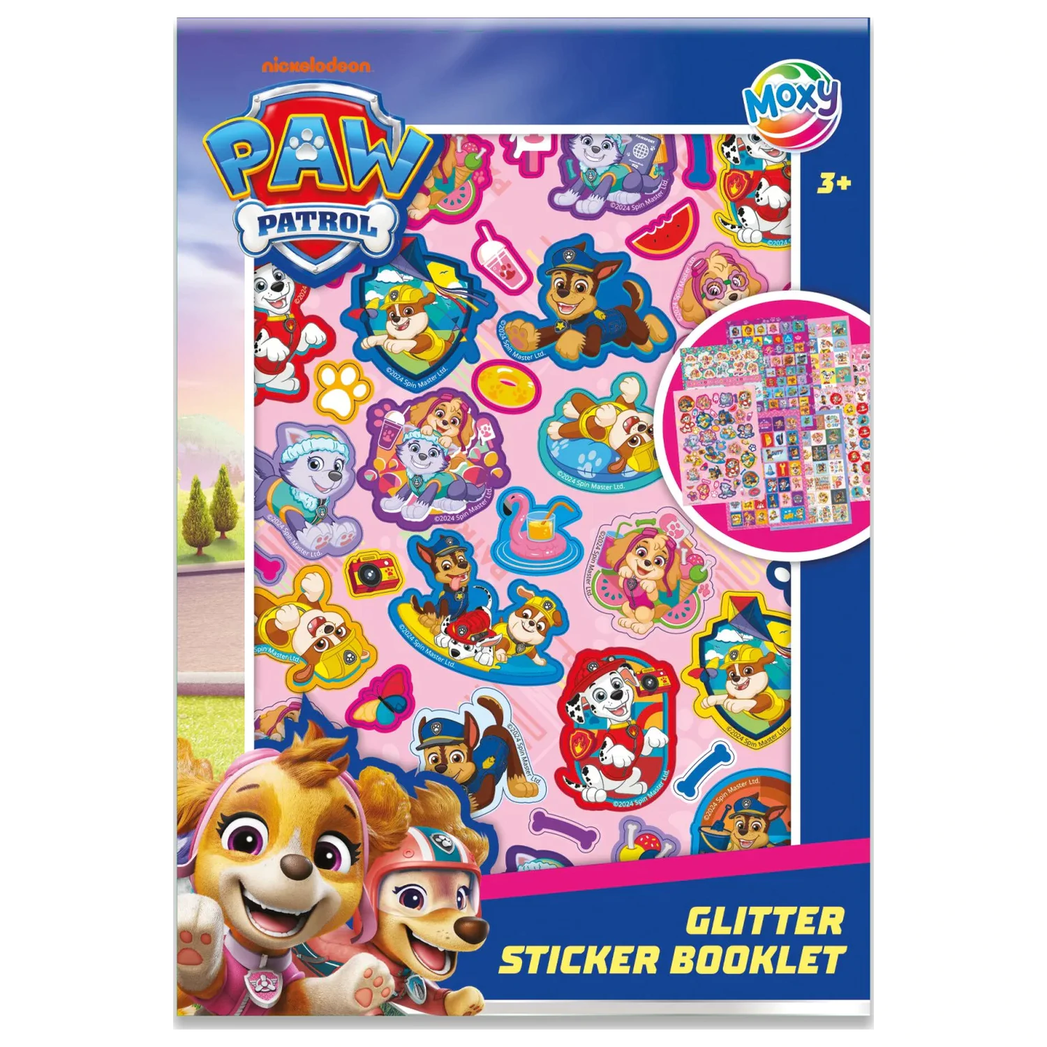 PAW Patrol Puppy Love Carte de stickere cu sclipici poza produsului