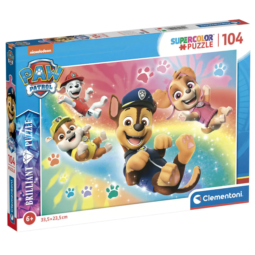 Puzzle Paw Patrol 104 piese poza produsului