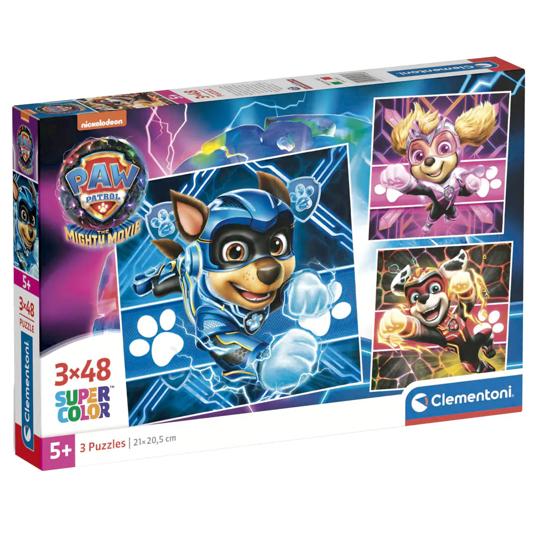 Paw Patrol puzzle 3x48 piese poza produsului