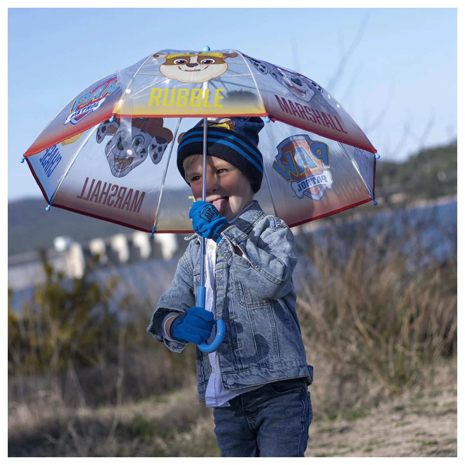 Paw Patrol Rain Guard umbrela transparenta pentru copii Ø71 cm poza produsului