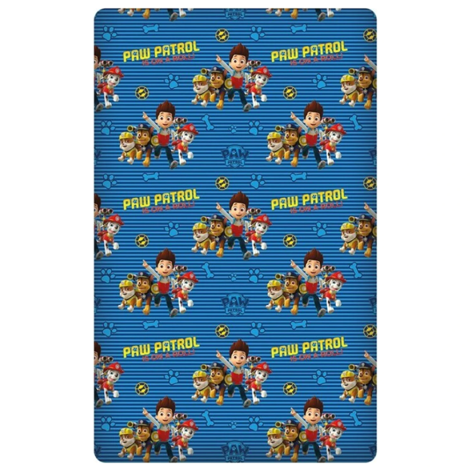 PAW Patrol Ready Cearsaf de pat cu elastic 90x200 cm poza produsului
