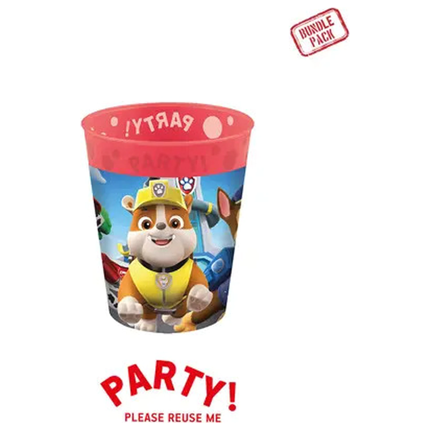 Paw Patrol Rescue Heroes set pahare micro premium plastic 4 bucati 250 ml poza produsului