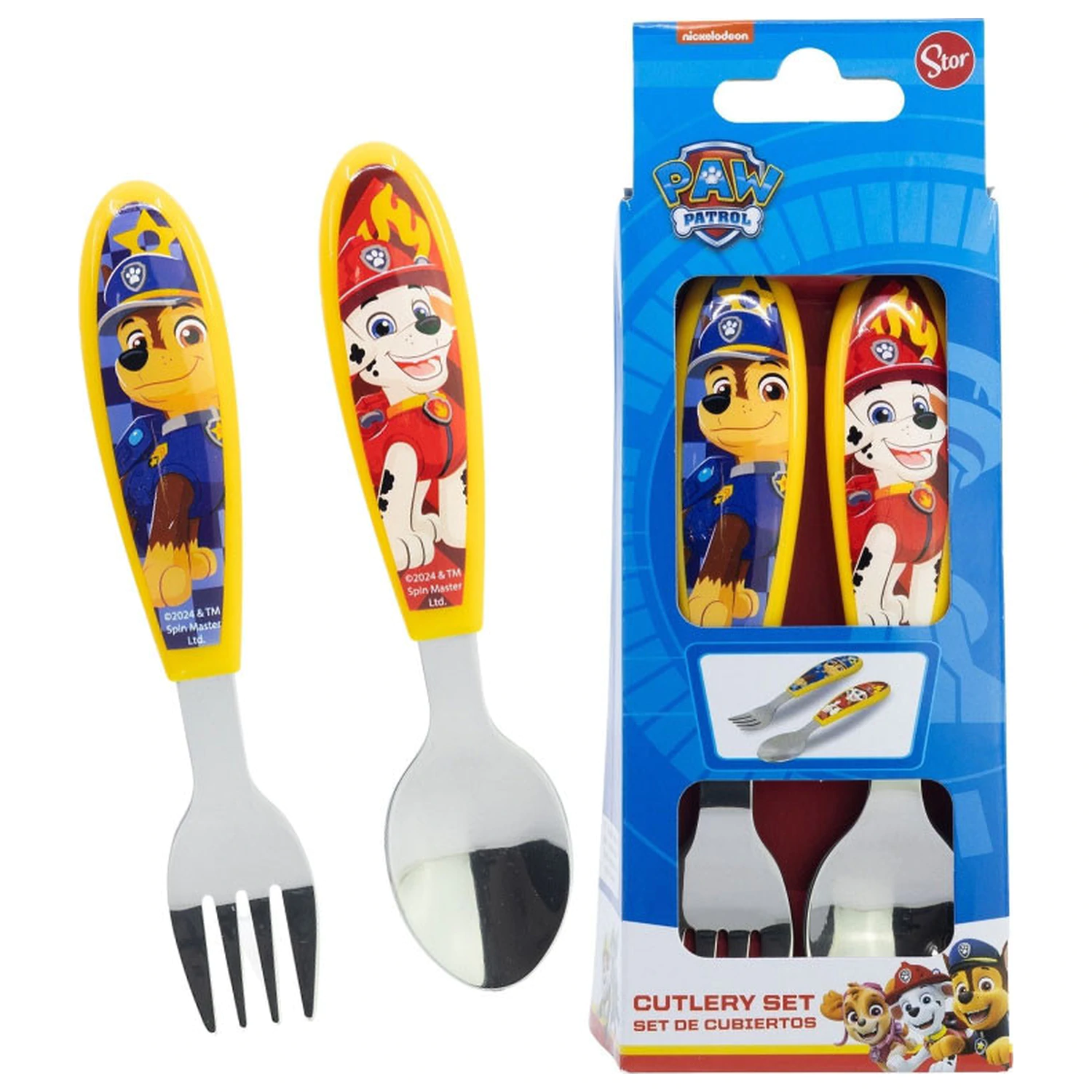 PAW Patrol Rescue Pups Metal Ergo Set Tacâmuri – 2 piese poza produsului
