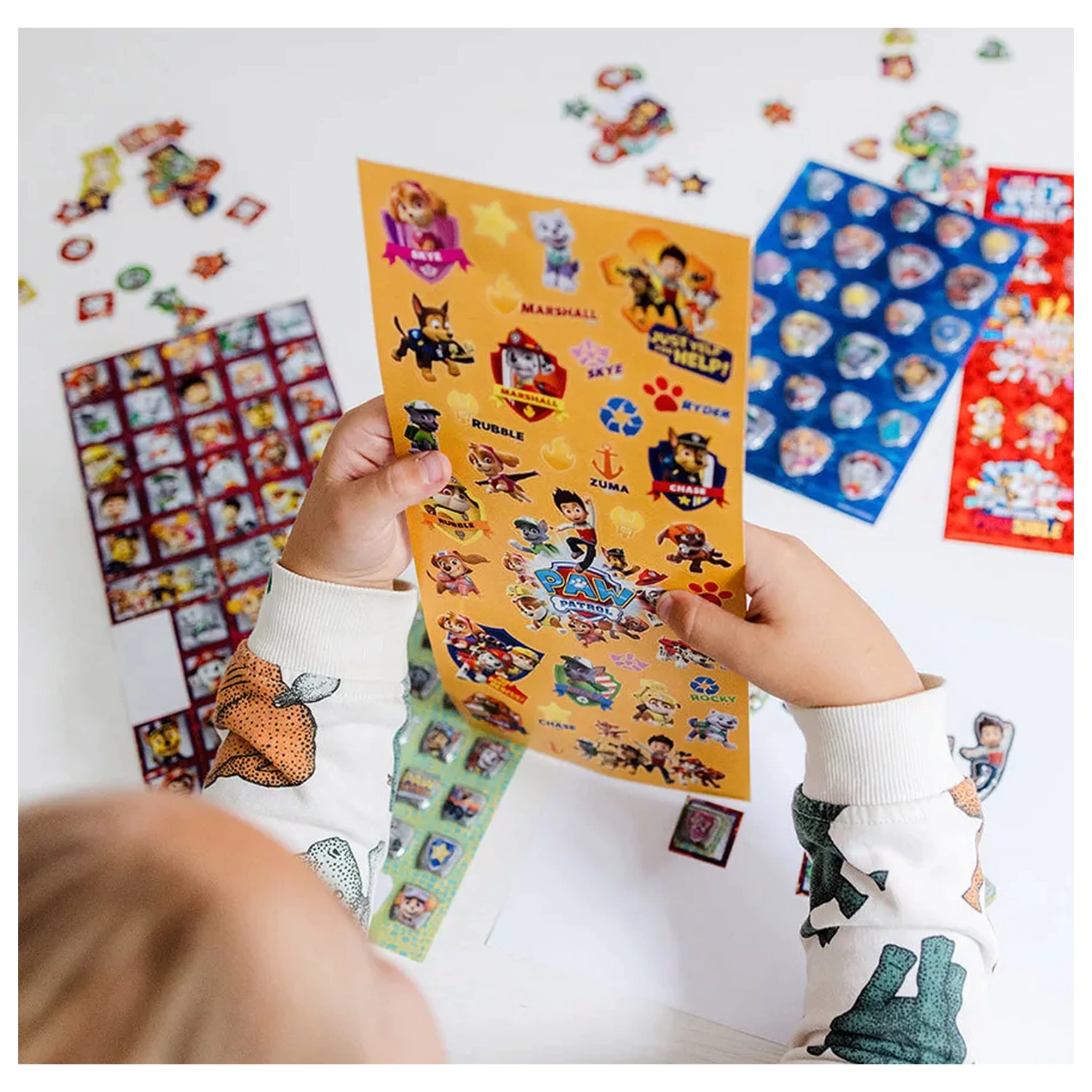 Paw Patrol Rescue Repeat Super Set de Stickere cu Jucarie poza produsului