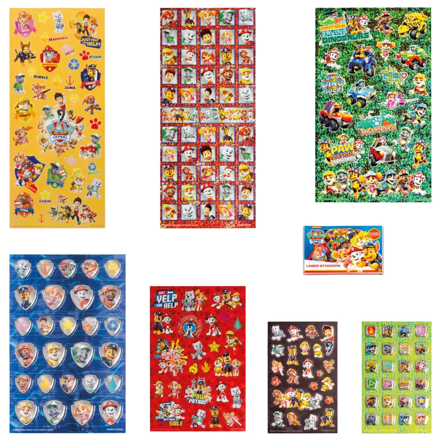 Paw Patrol Rescue Repeat Super Set de Stickere cu Jucarie poza produsului