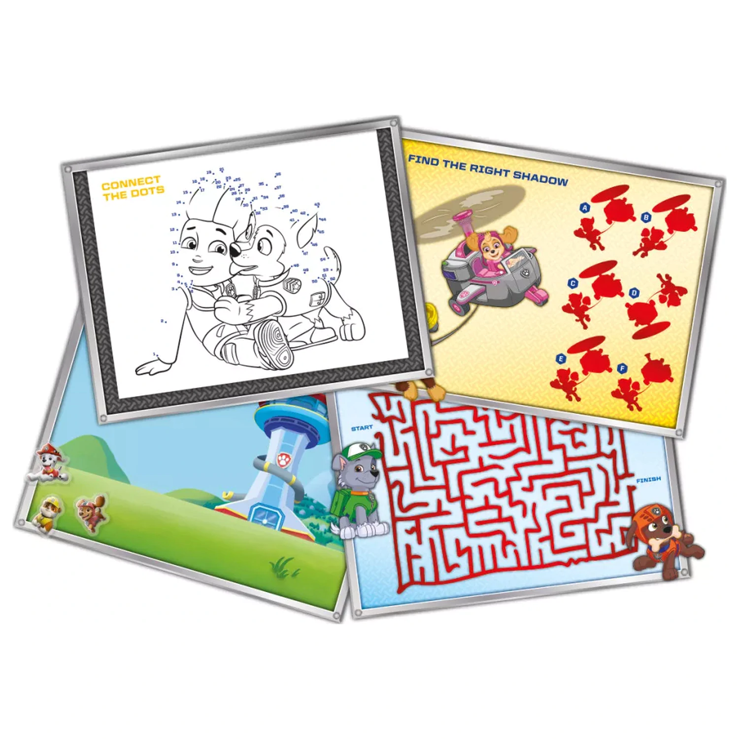 Paw Patrol Rescue Repeat Super Set de Stickere cu Jucarie poza produsului