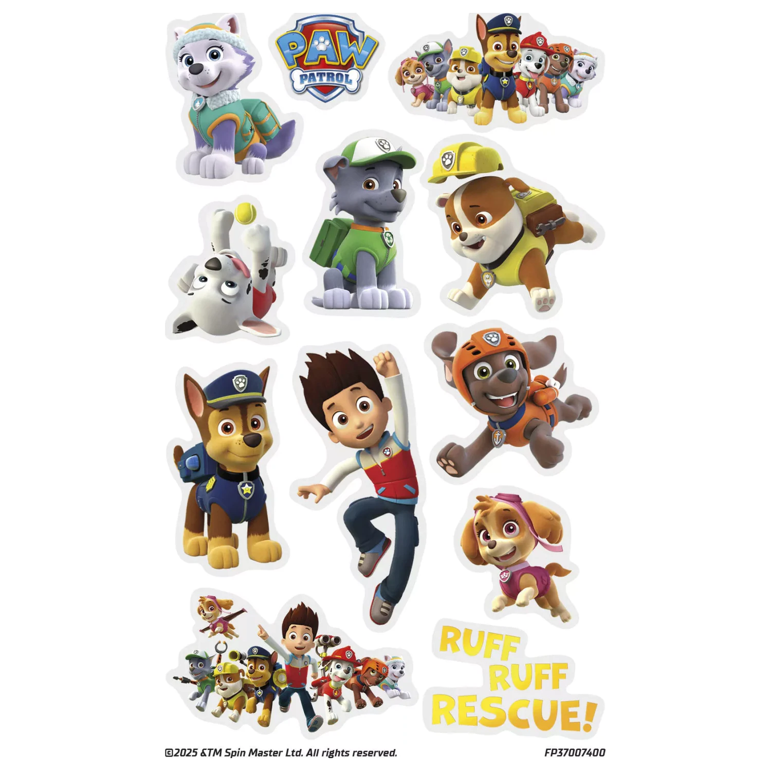 Paw Patrol Rescue Tatuaj 12 buc. poza produsului