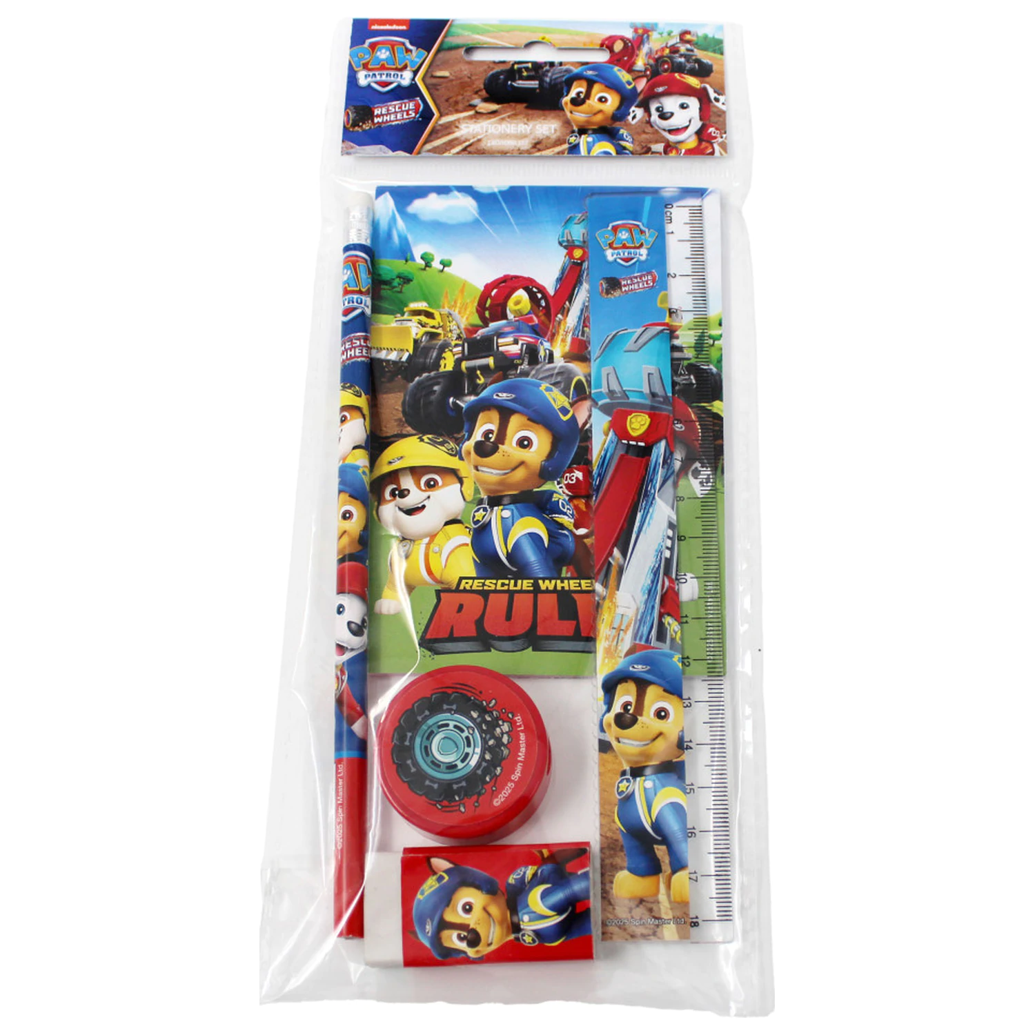 PAW Patrol Rescue Wheels Set papetarie 5 piese poza produsului