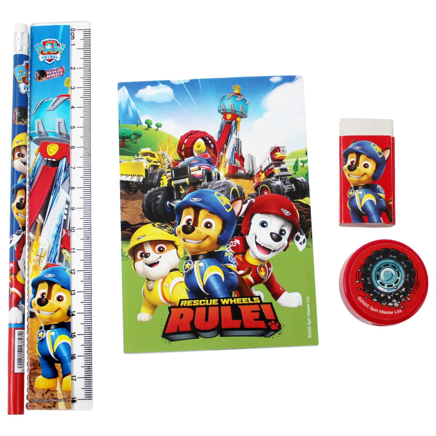PAW Patrol Rescue Wheels Set papetarie 5 piese poza produsului