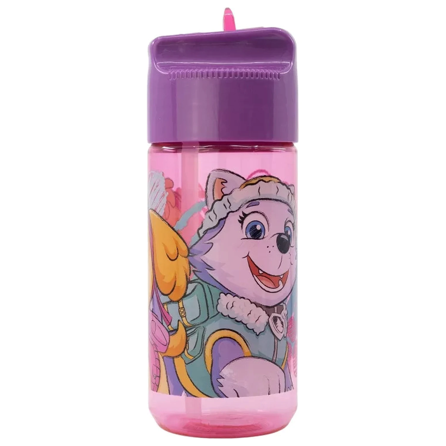 PAW Patrol Sketch Hydro Plastic Straw Sticla de apa 430 ml poza produsului