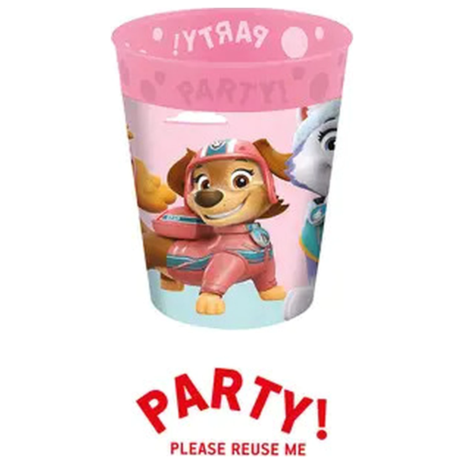 Paw Patrol Skye si Everest cana micro premium din plastic 250 ml poza produsului