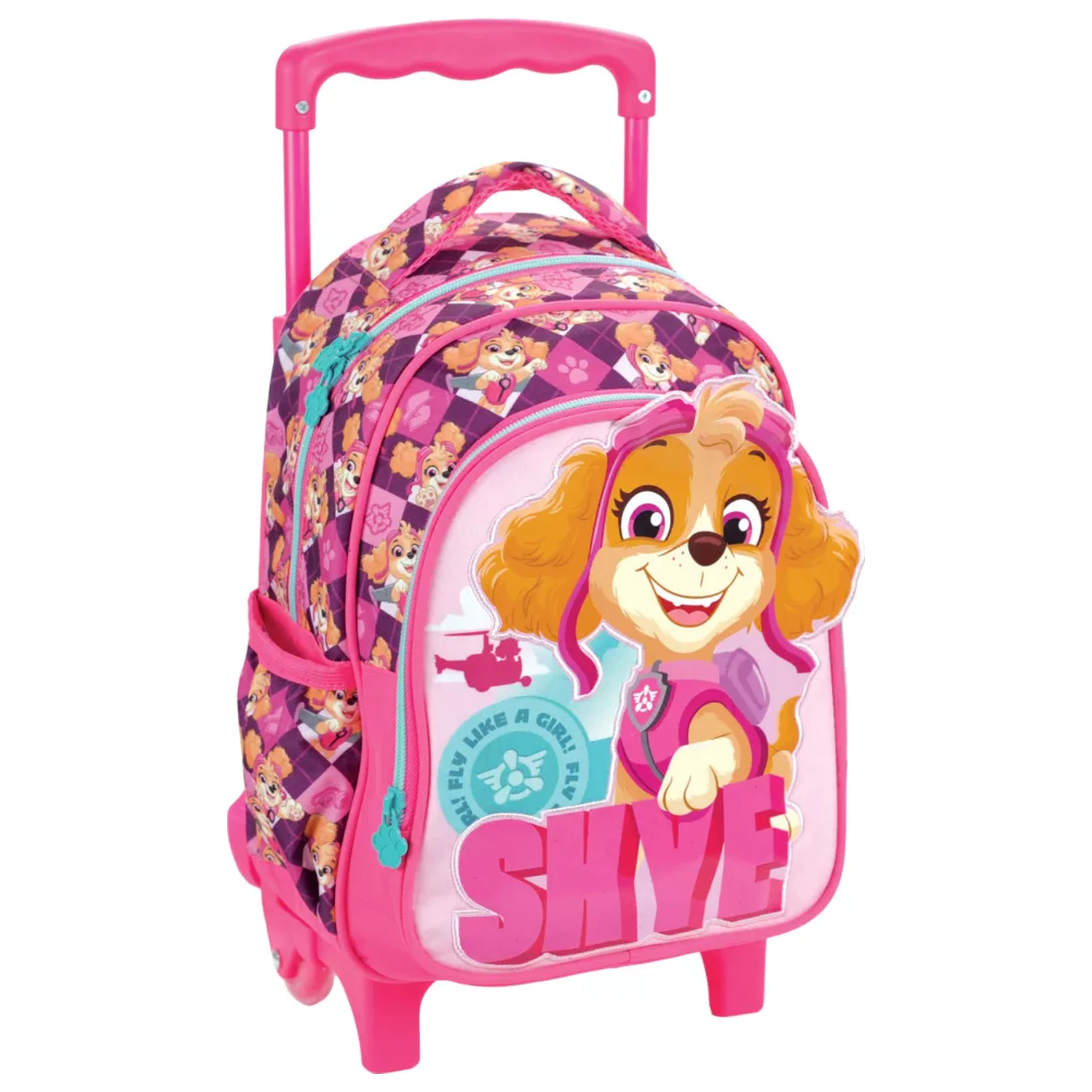 Paw Patrol Skye Fly Rolling Kindergarten Rucsac, Geanta 30 cm poza produsului